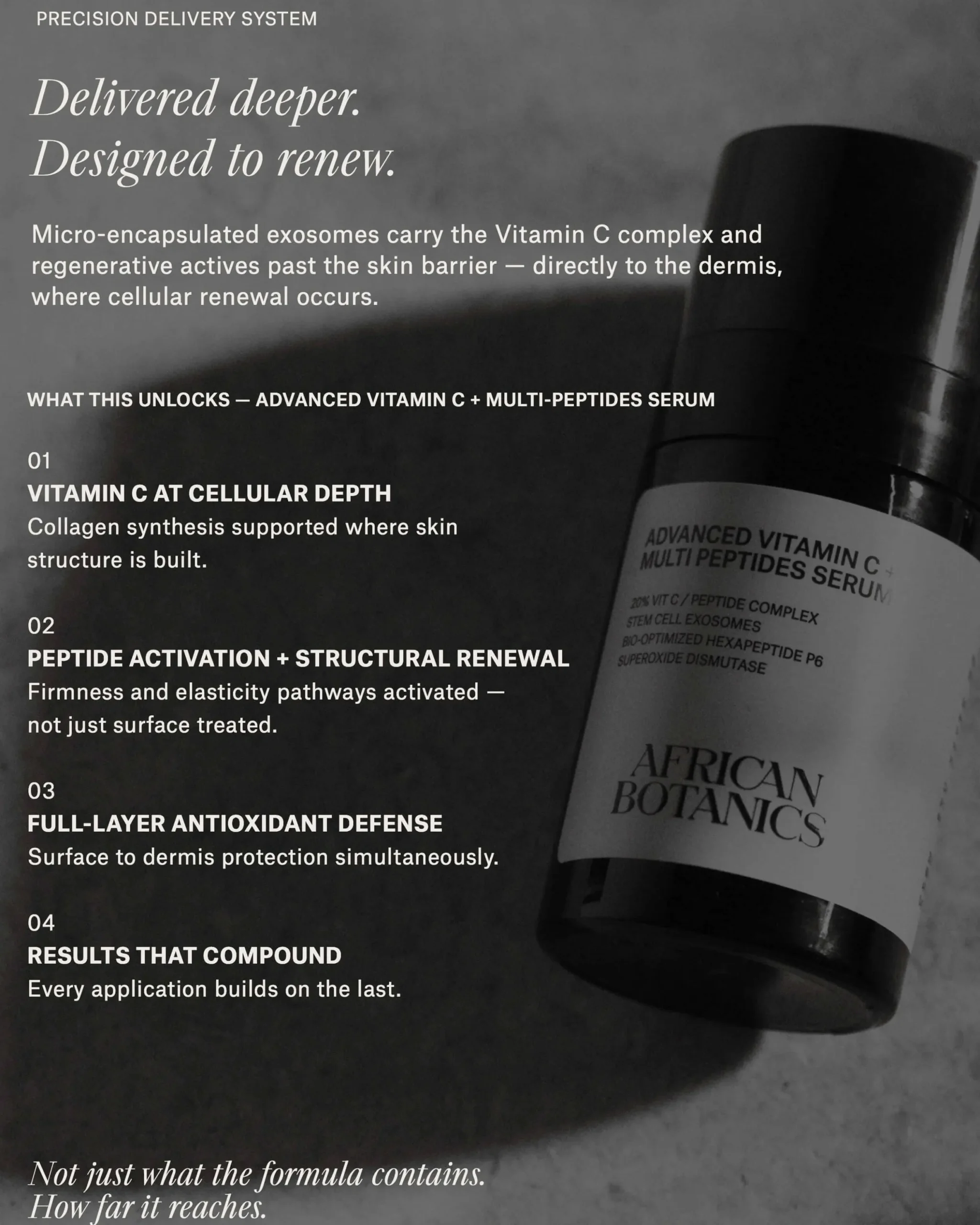 Advanced Vitamin C + Multipeptides Serum