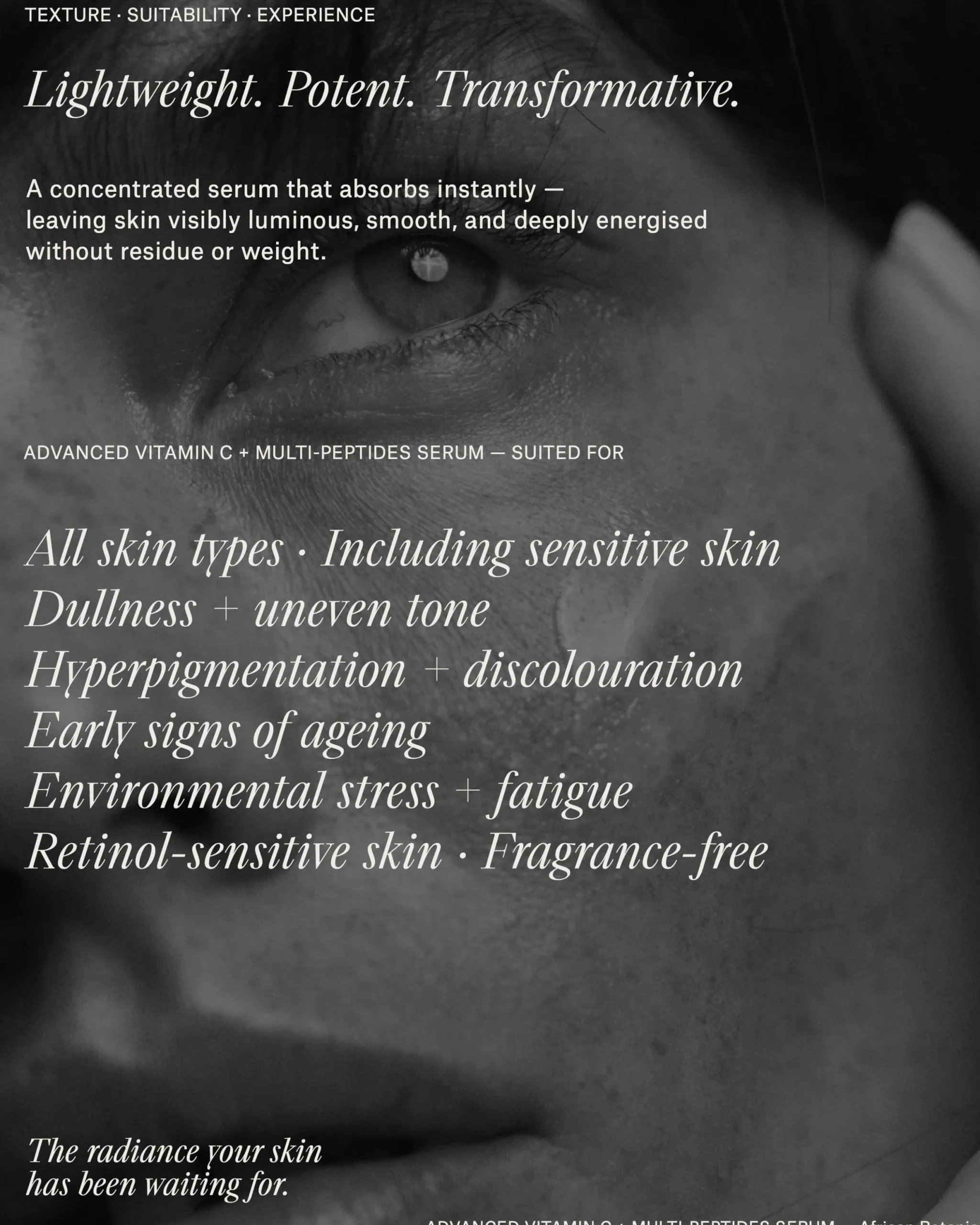 Advanced Vitamin C + Multipeptides Serum
