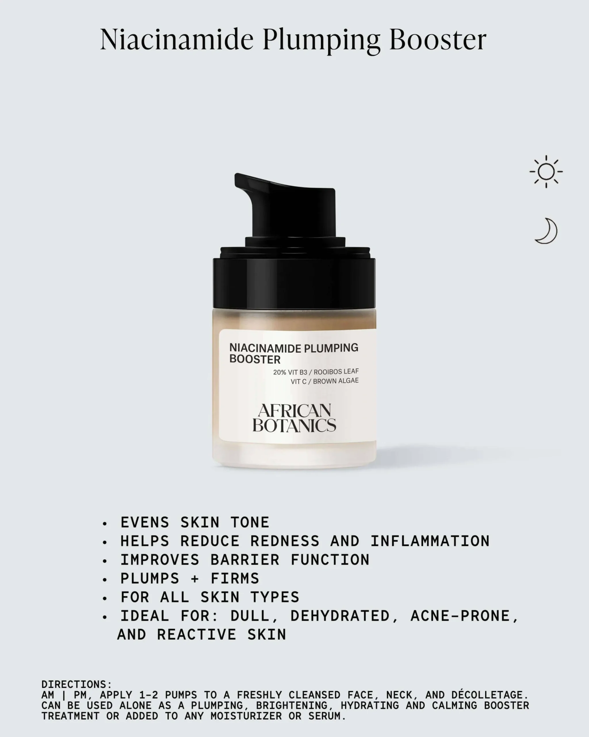 African Botanics Niacinamide Plumping Booster