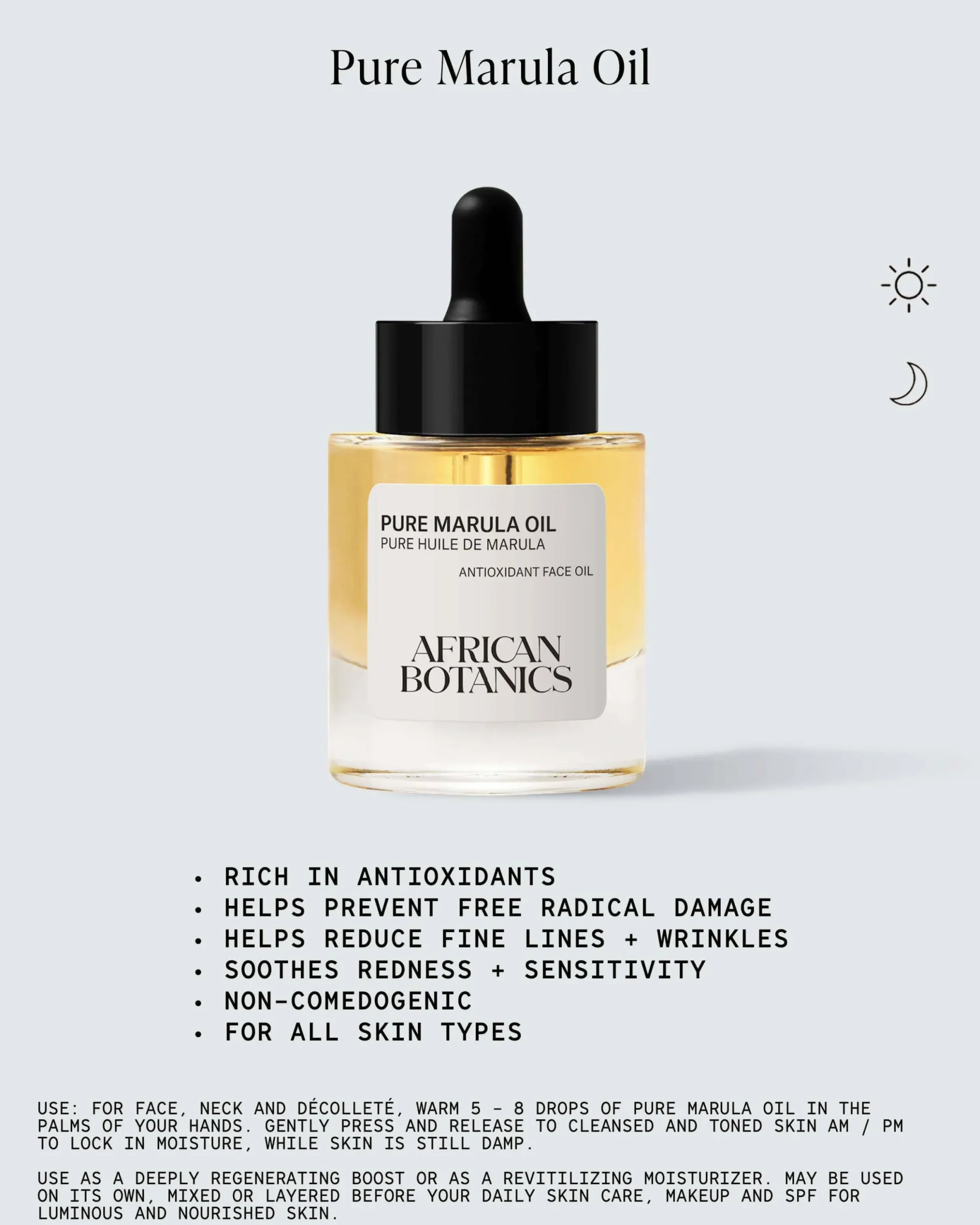 African Botanics Pure Marula Oil