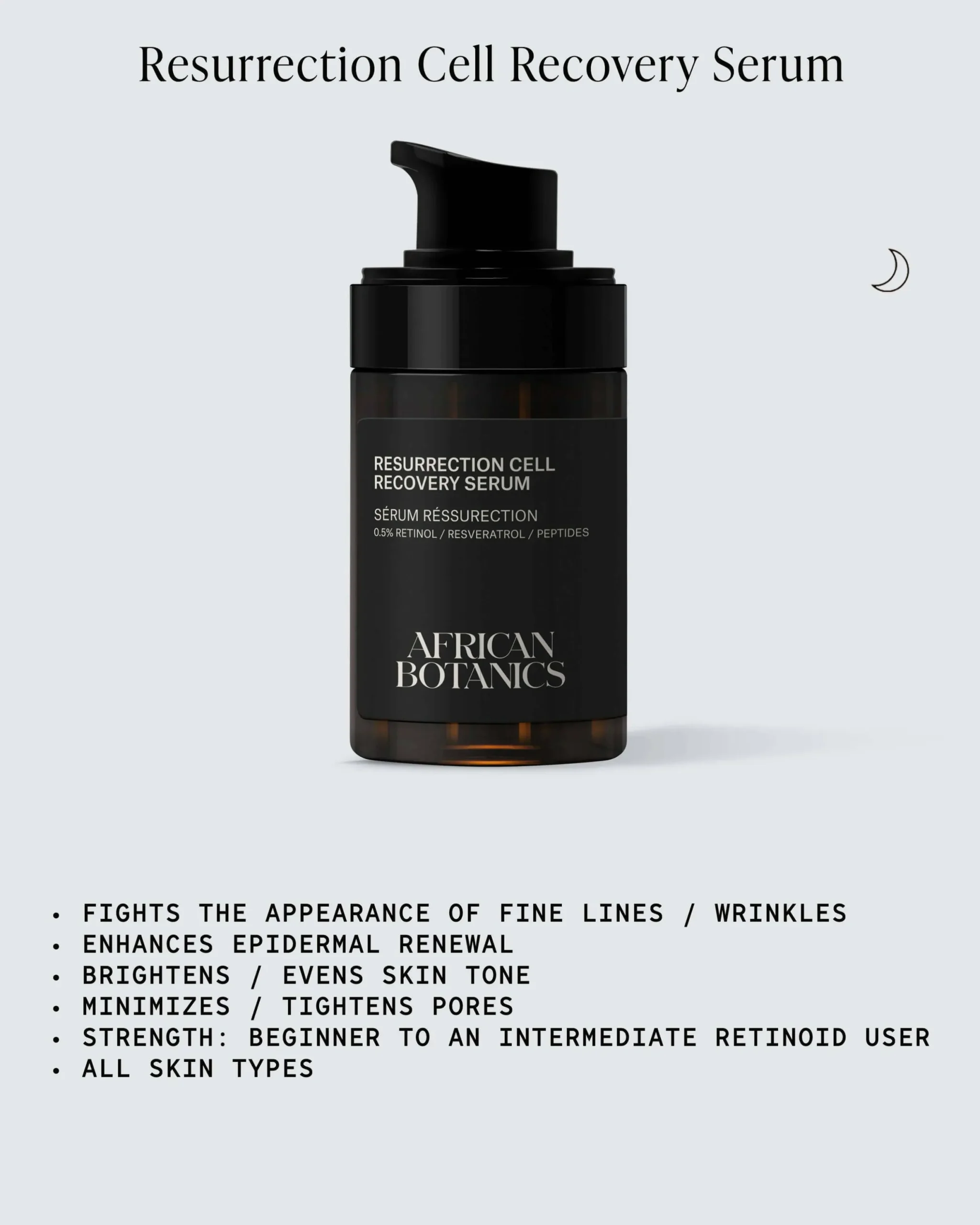 African Botanics Resurrection Cell Recovery Serum