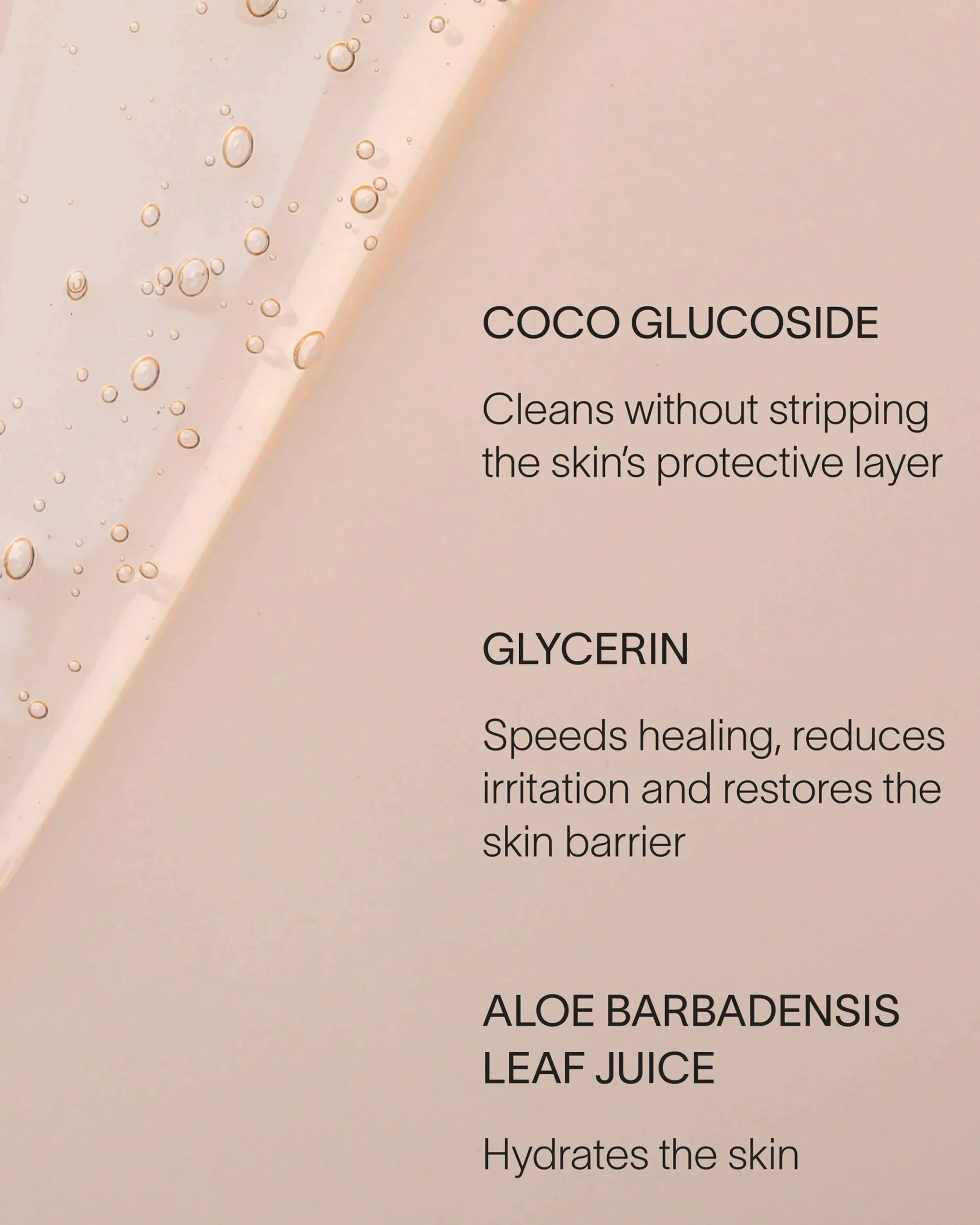 Aloe + Glycerin Gentle Gel Face Wash