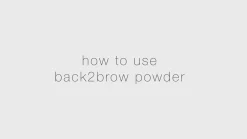 Back2Brow Brow Powder
