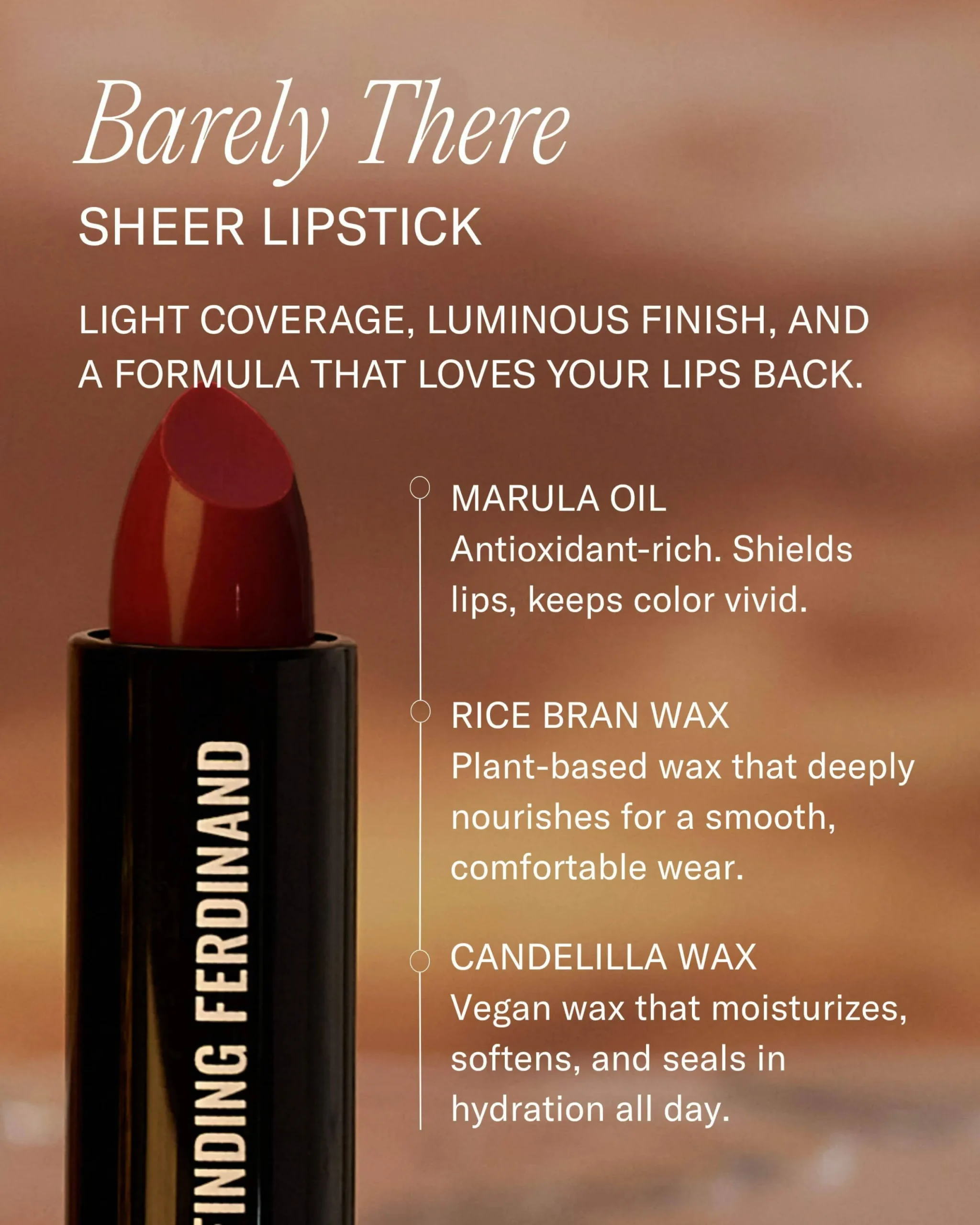 Barely There Sheer Hydrating Marula Oil Lipstick