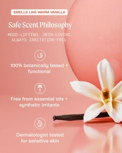 Barrier-Repair Moisturizing Body Cream for Sensitive Skin (Warm Vanilla)