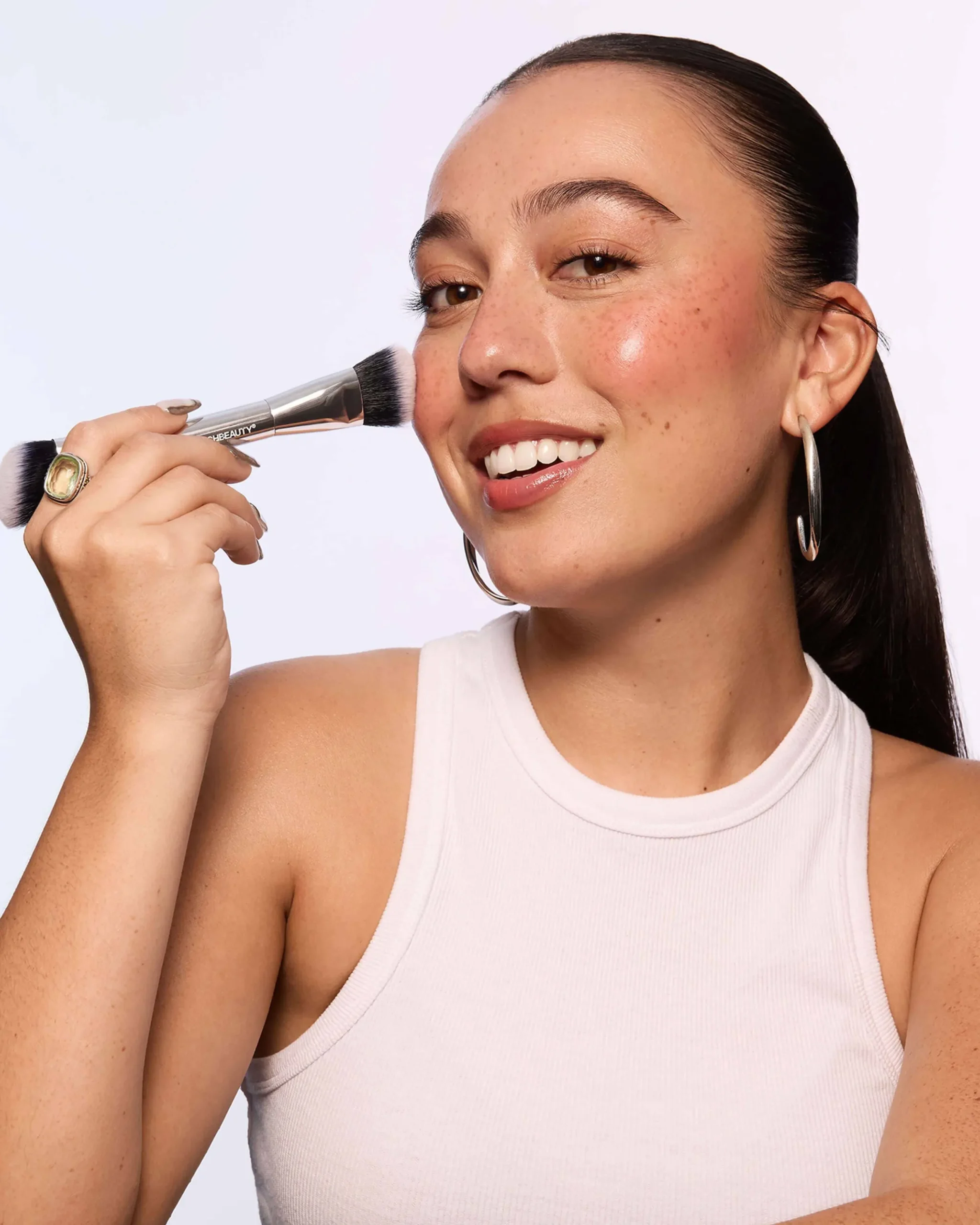 BiomeBlend™ Dual Ended Sculpt + Blend Brush with Antimicrobial Fibers