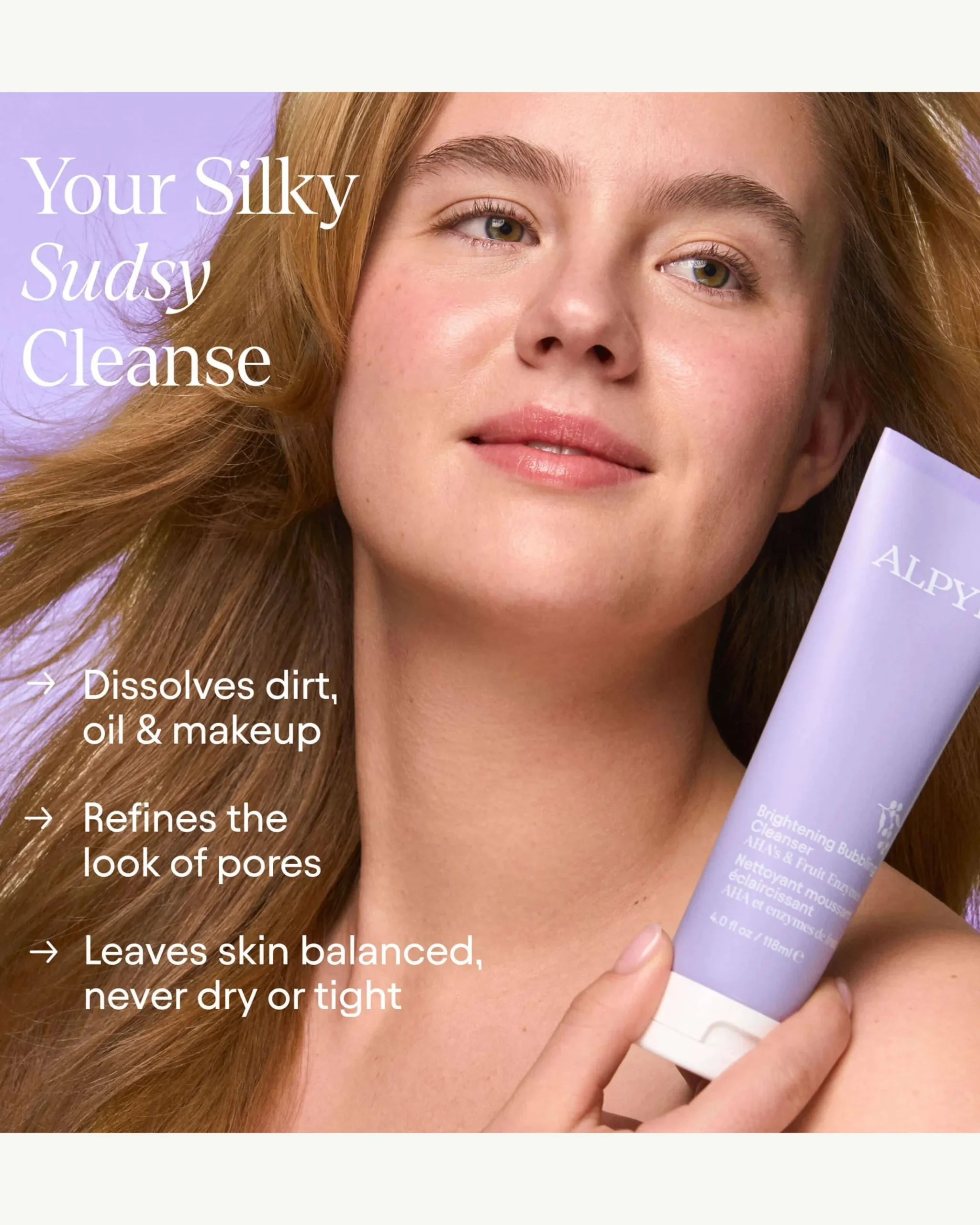 Brightening Bubbling Cleanser with AHA's & Fruit Enzymes