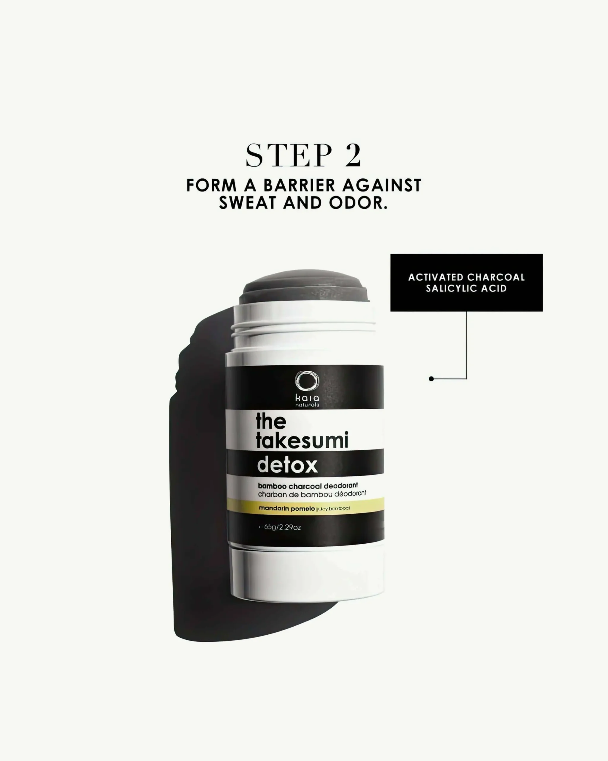 Charcoal Deodorant Mandarin Pomelo
