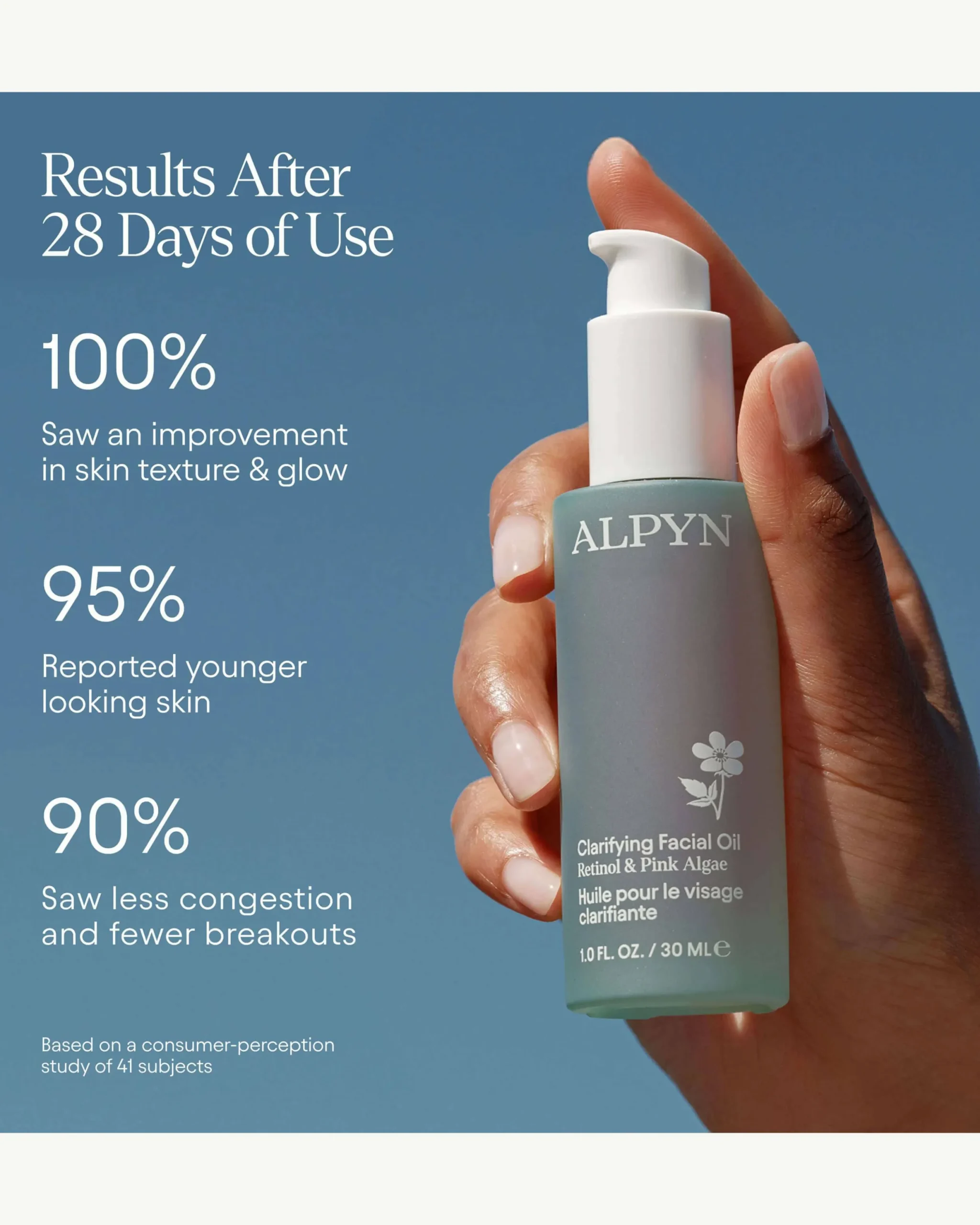 Clarifying Facial Oil with Retinol & Pink Algae