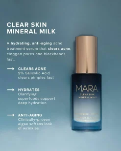 Clear Skin Mineral Milk 2% Salicylic Acid Acne Treatment with Niacinamide + Copper