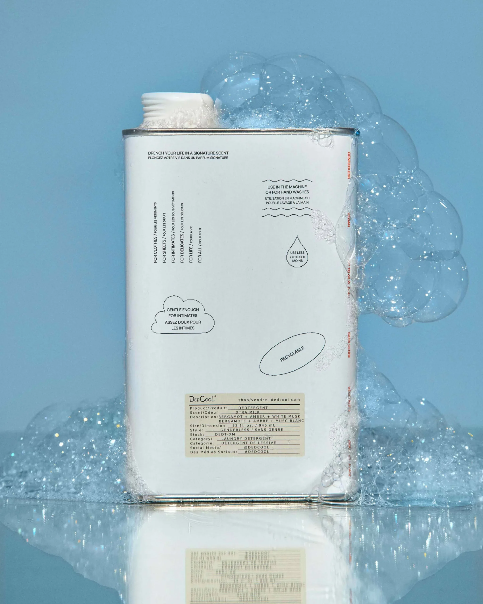DEDTERGENT XTRA MILK