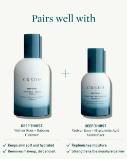 Deep Thirst Vetiver Root + Babassu Cleanser for Dry Skin