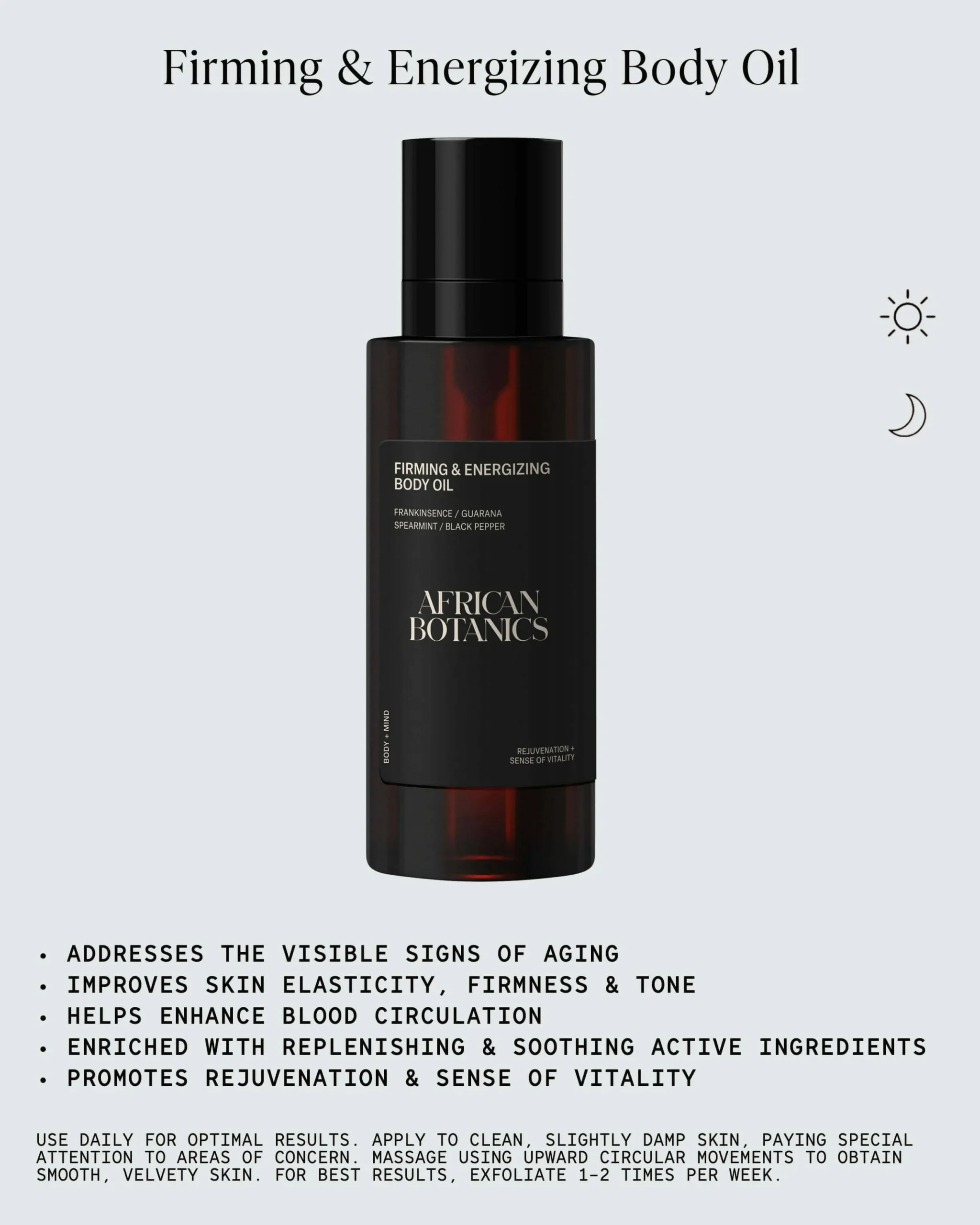 Firming & Energizing Body Oil
