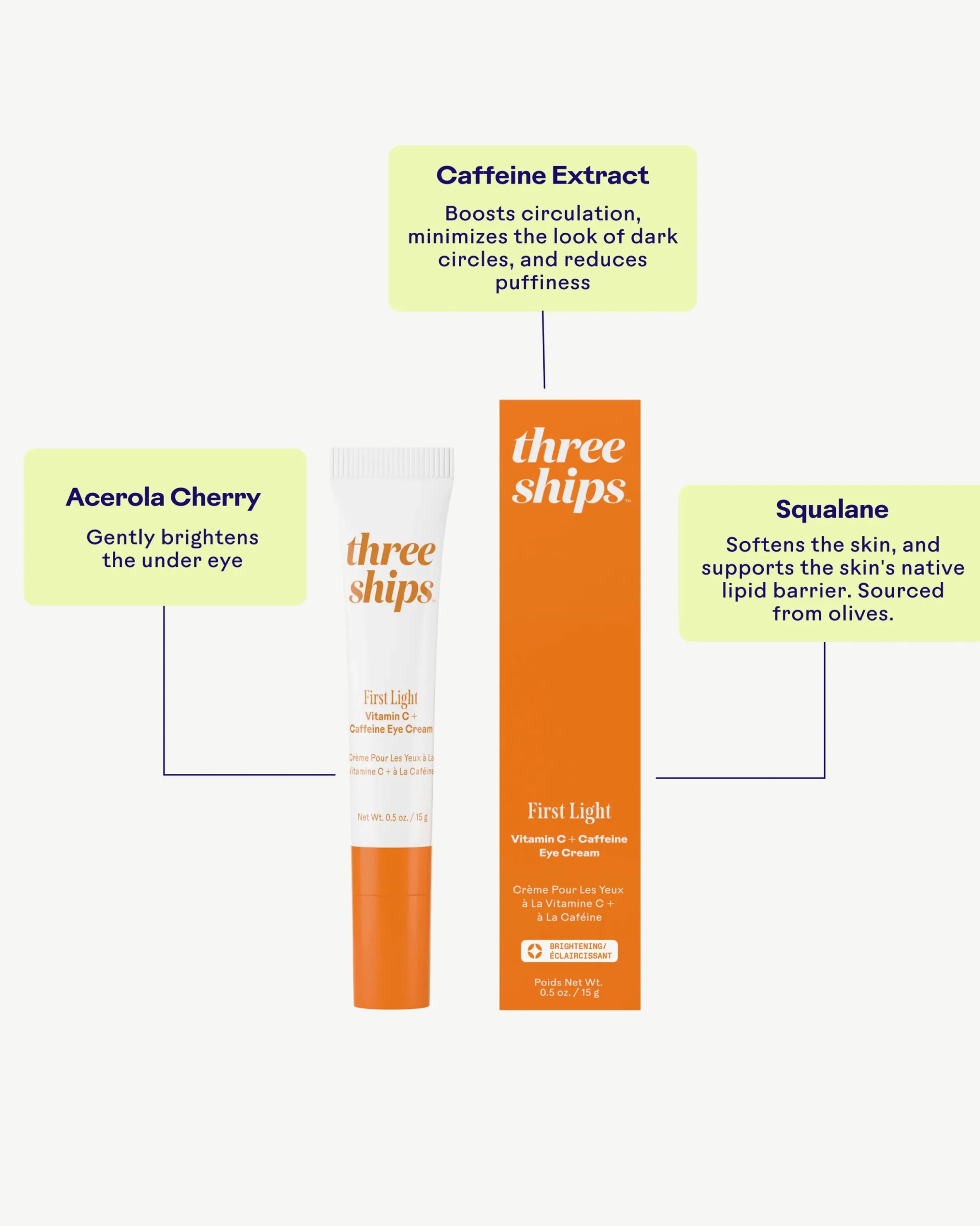 First Light Vitamin C + Caffeine Eye Cream
