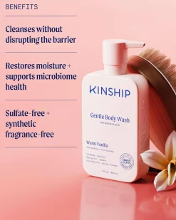 Gentle Hydrating Body Wash for Sensitive Skin (Warm Vanilla)