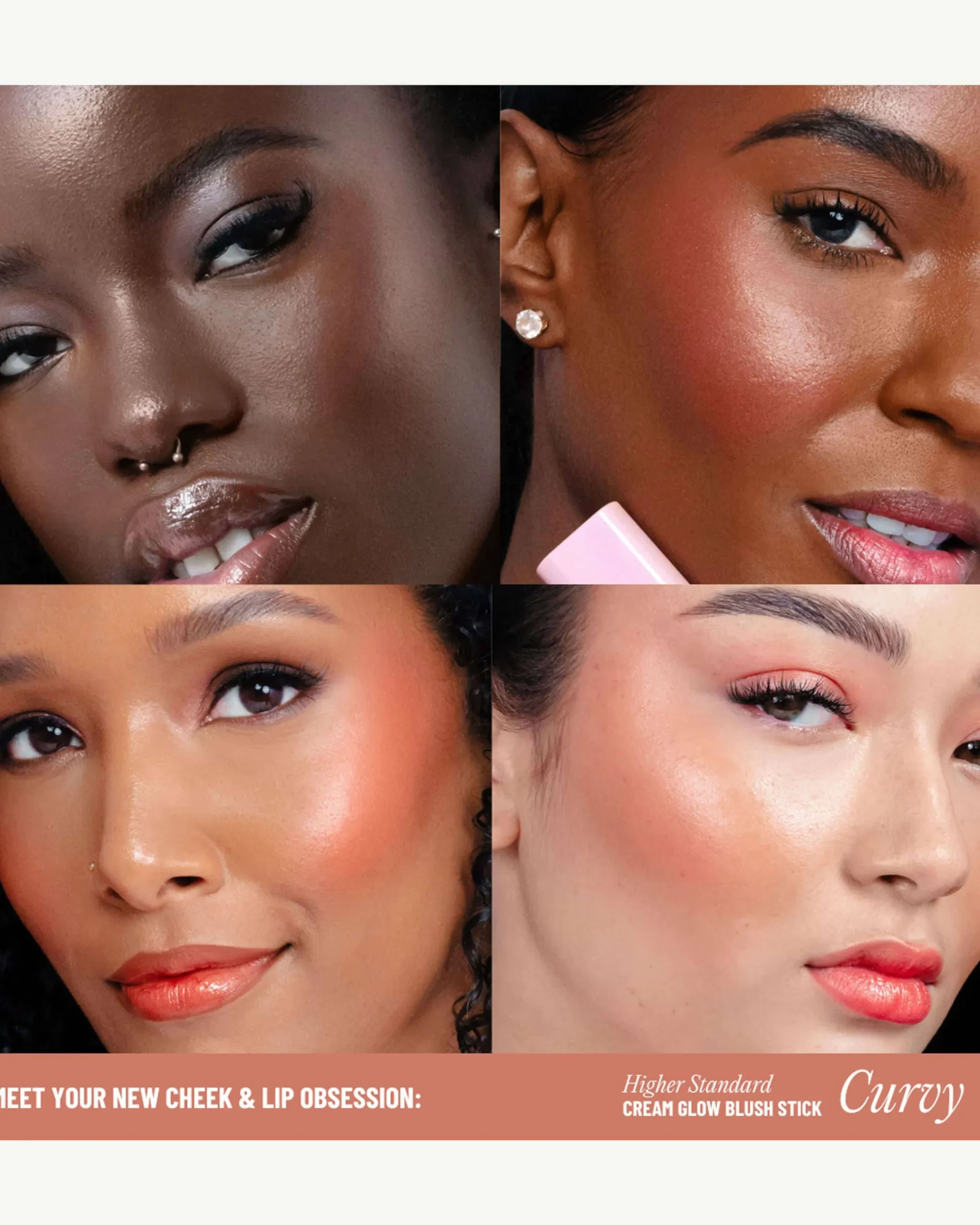 Higher Standard Cream Glow Blush Stick