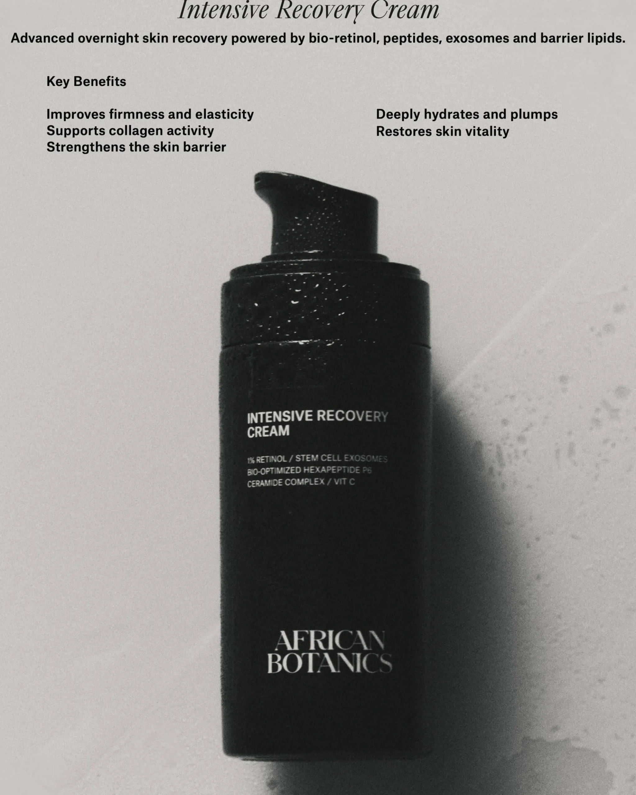 Intensive Recovery Cream Regenerative Anti-Wrinkle Treatment