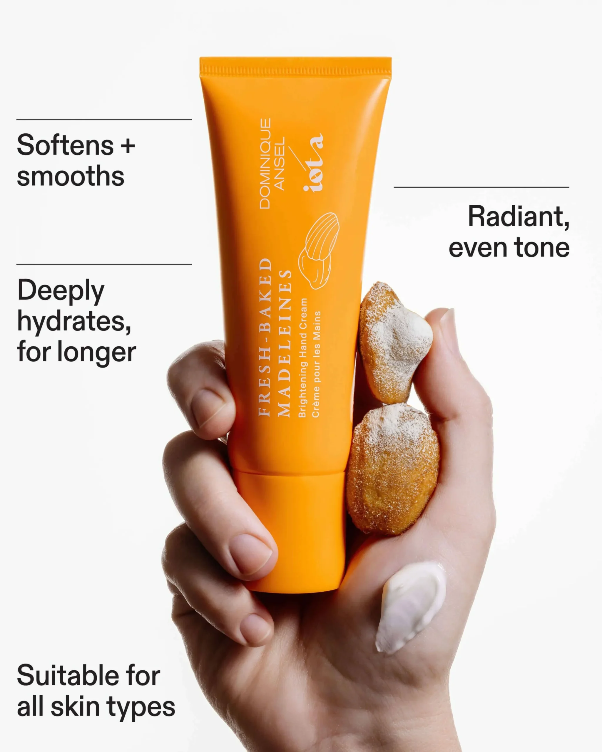 iota/Dominique Ansel Fresh-Baked Madeleines Brightening Hand Cream