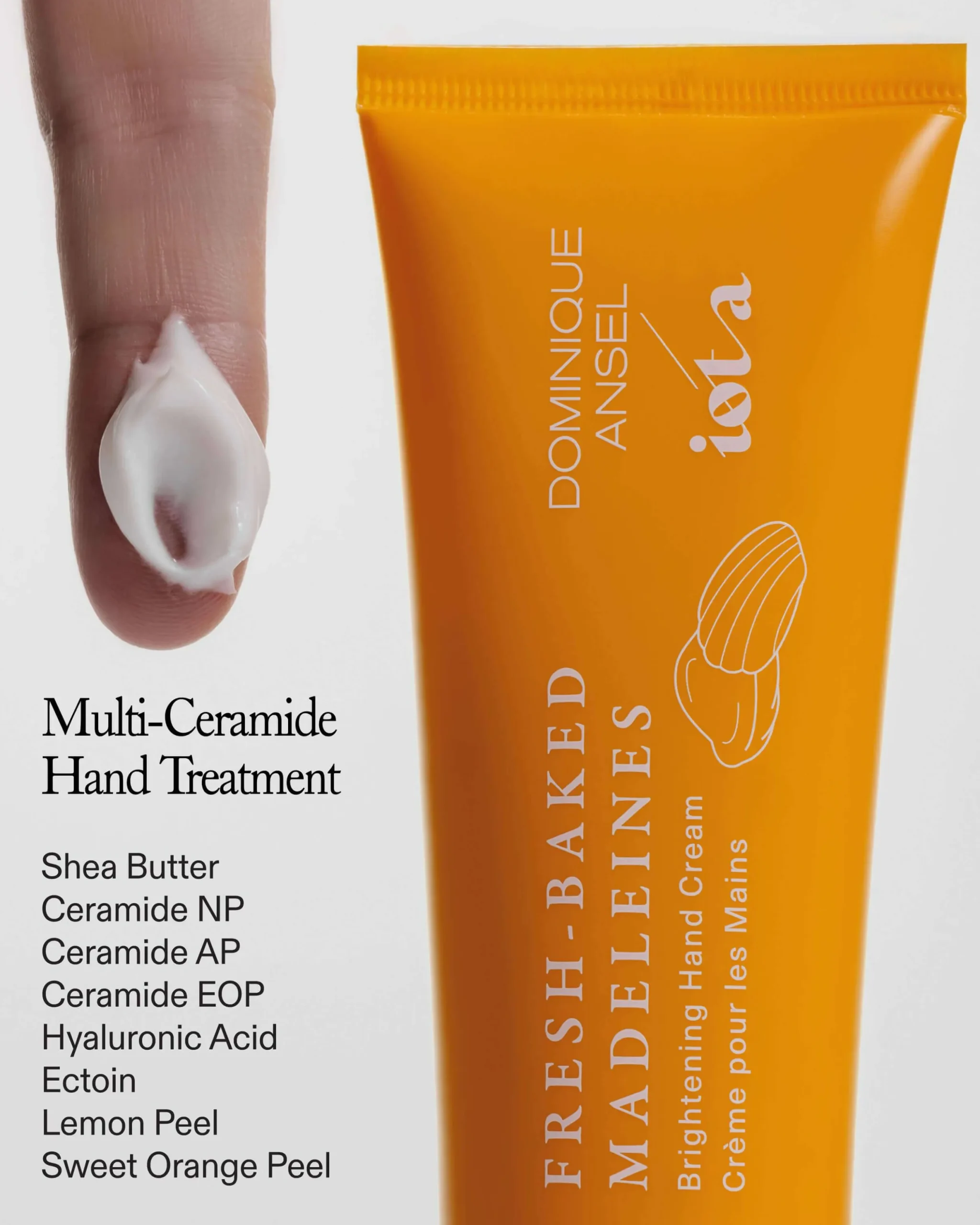 iota/Dominique Ansel Fresh-Baked Madeleines Brightening Hand Cream