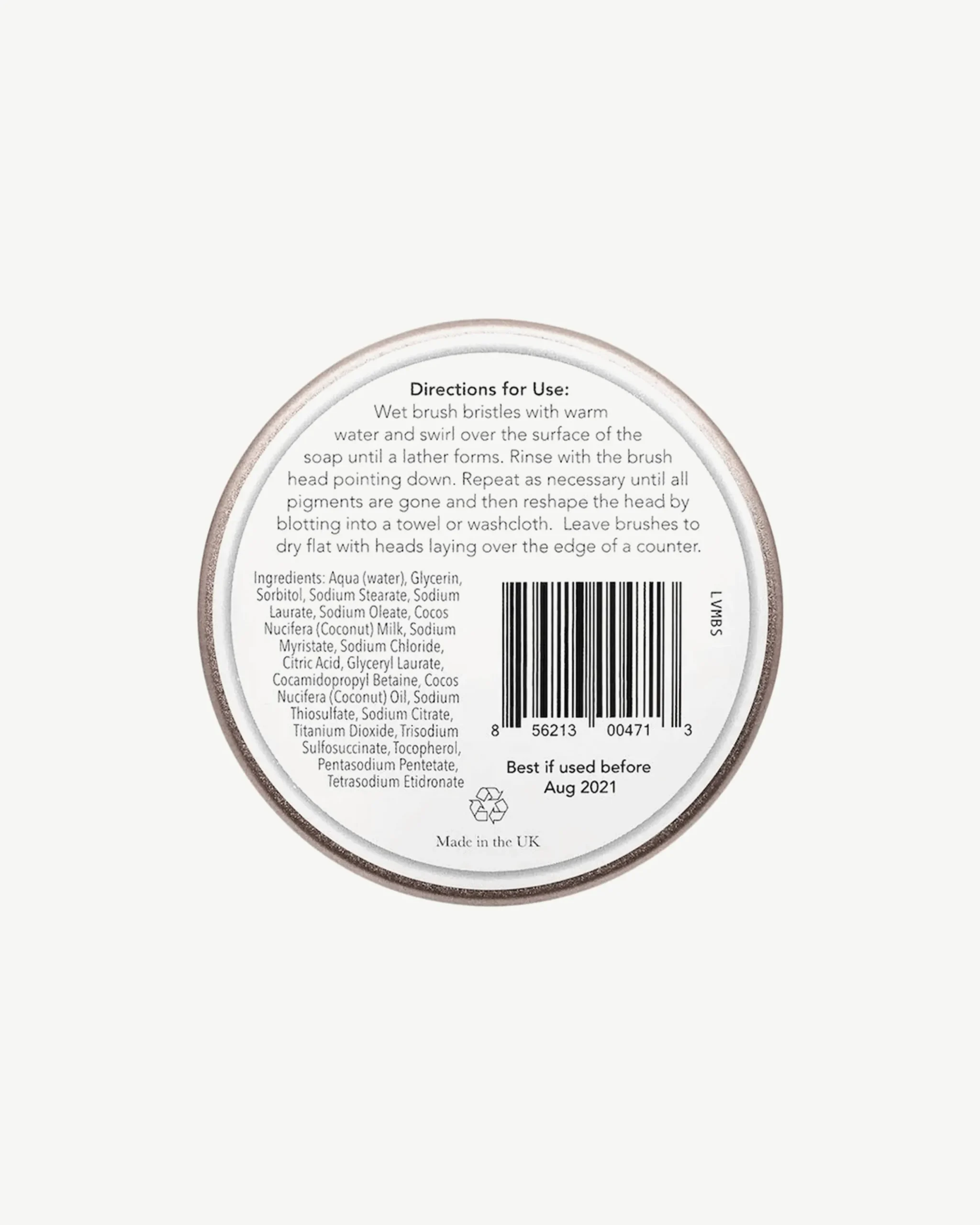 Luxury Vegan Makeup Brush Soap