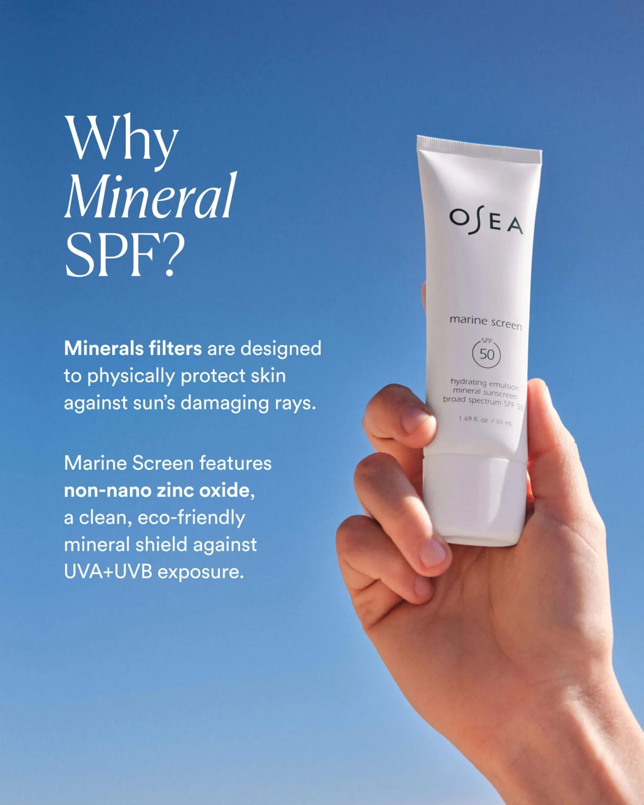 Marine Screen Mineral SPF 50 Sunscreen