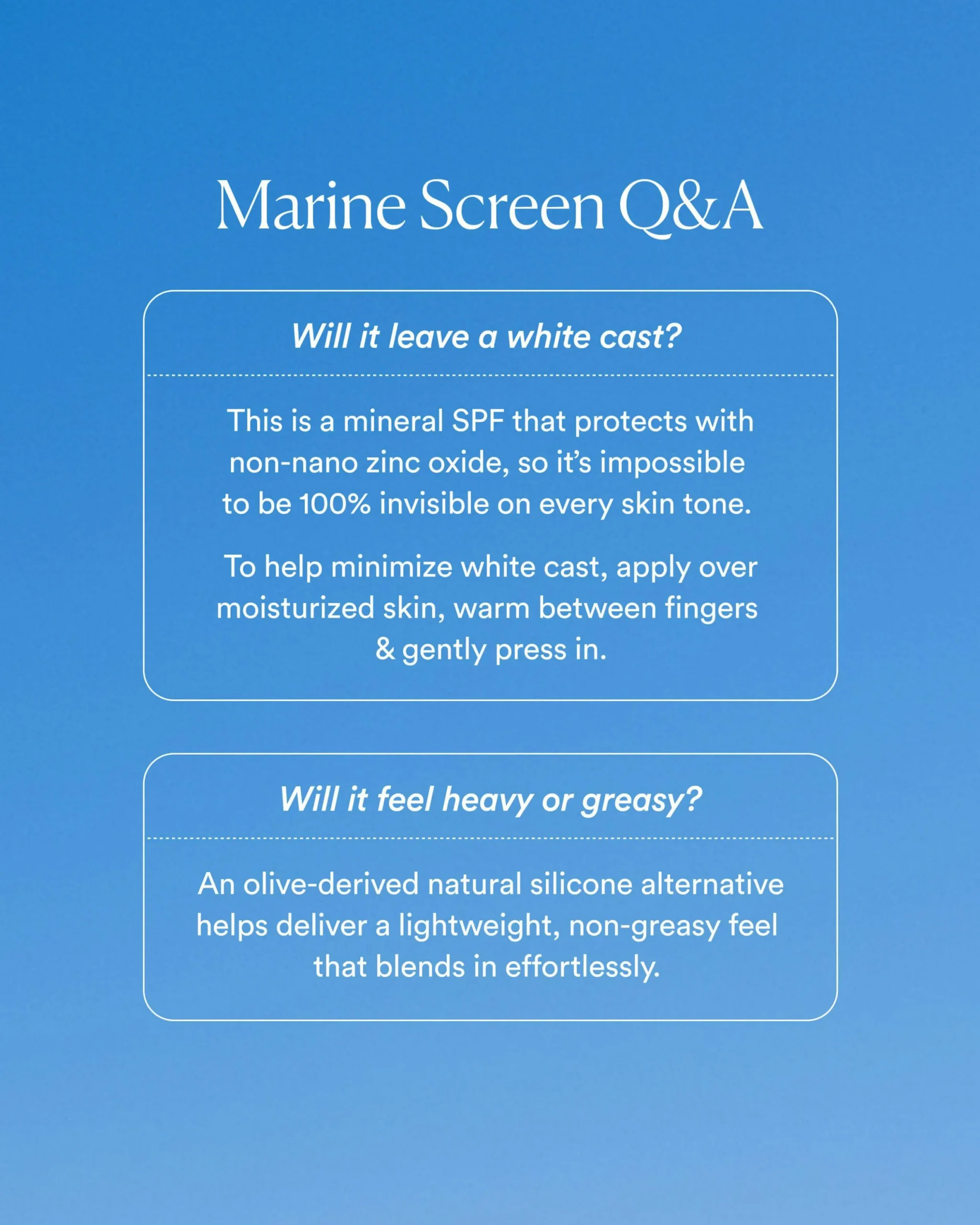 Marine Screen Mineral SPF 50 Sunscreen