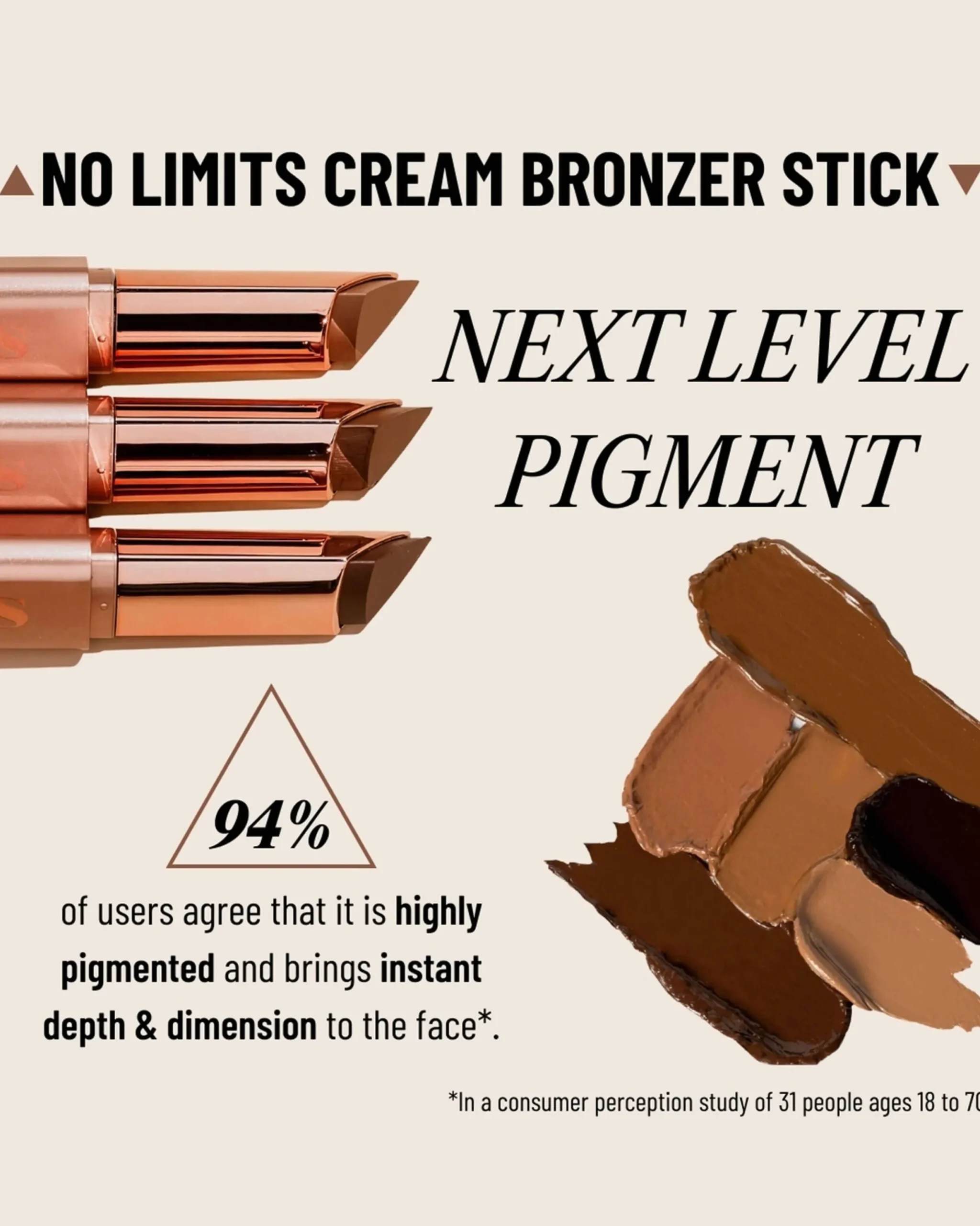 No Limits Cream Bronzer Stick