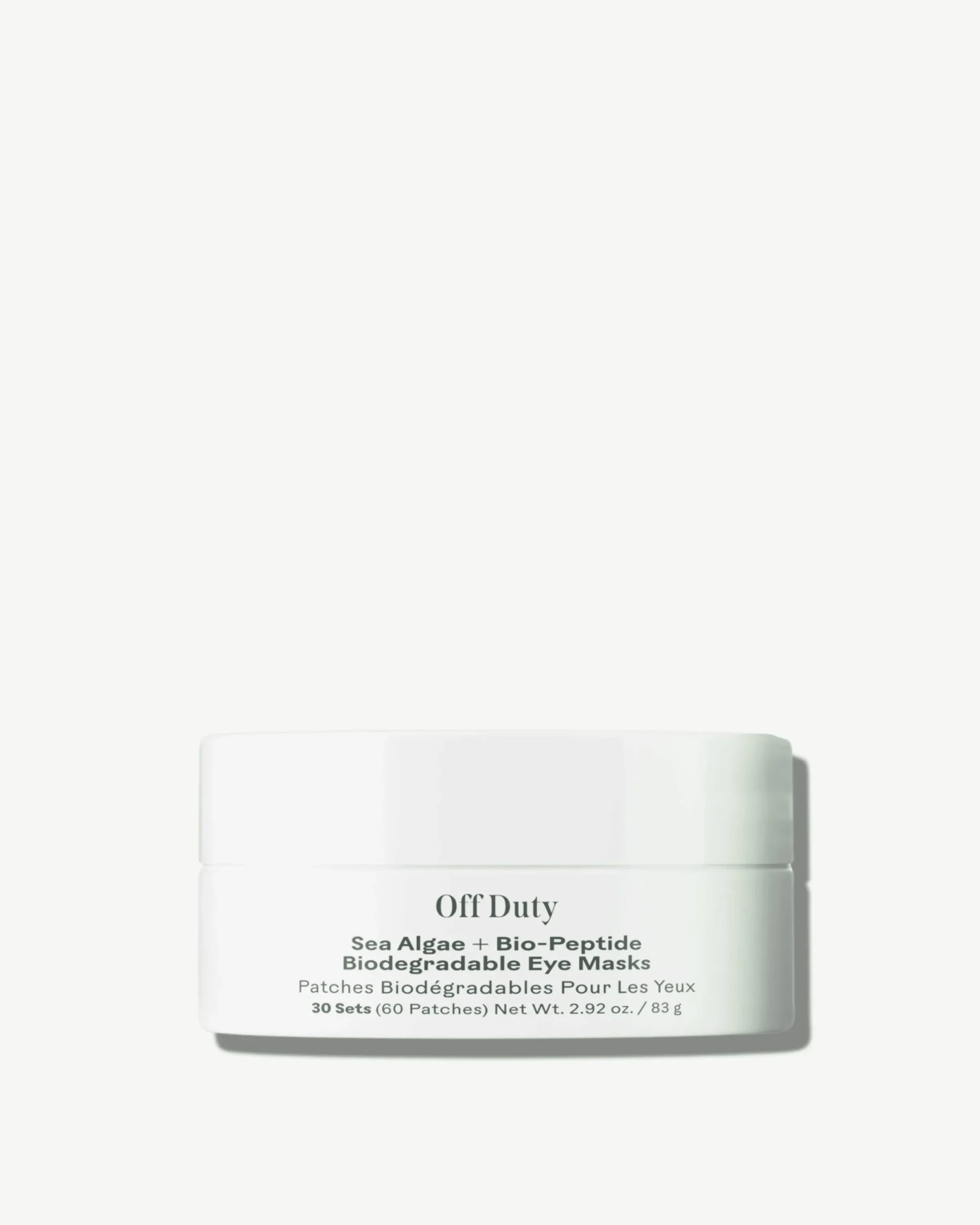 OffDuty™ Sea Algae + Bio-Peptide Smoothing Biodegradable Eye Masks