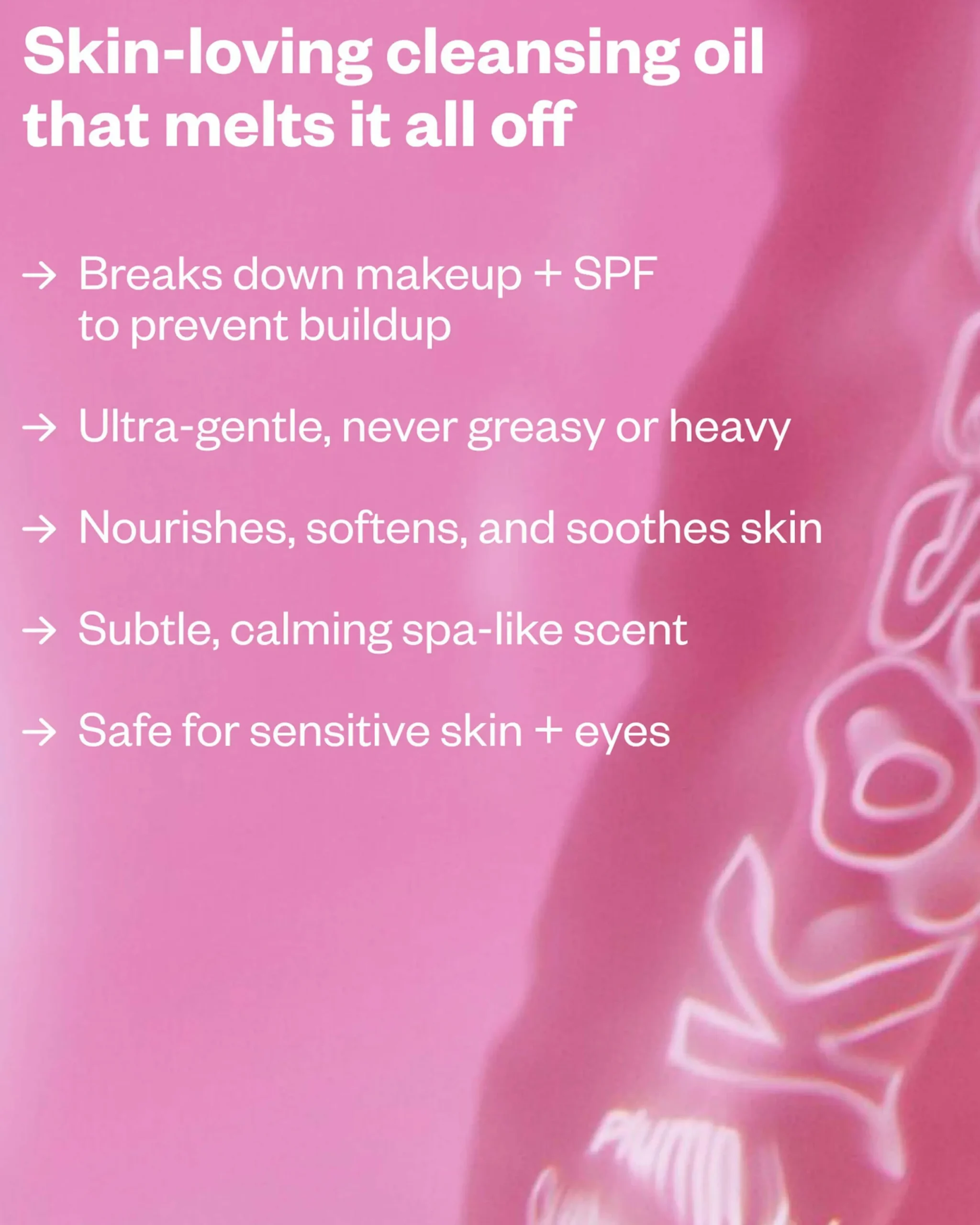 Plump + Juicy Cushiony Calm Botanical Cleansing Oil