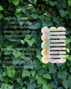 Purse Scalloped Small Hair Comb
