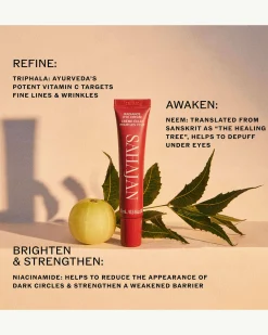 Radiance Eye Cream with Niacinamide, Vitamin C + Adaptogens