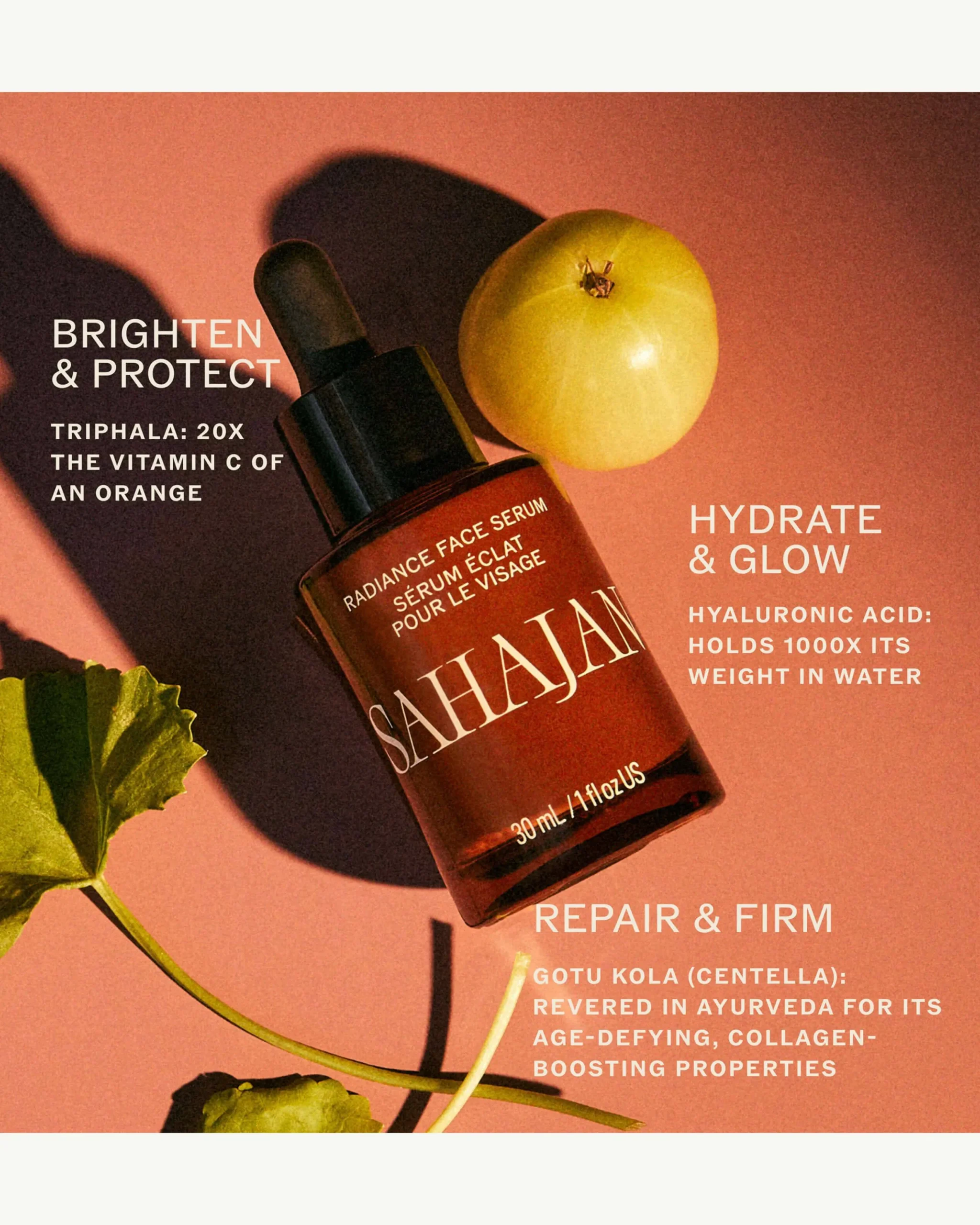 Radiance Vitamin C Face Serum with Centella + Hyaluronic Acid