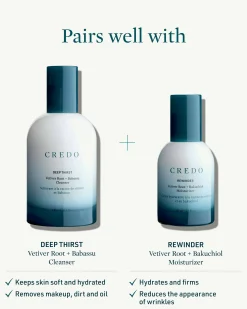 Rewinder Vetiver Root + Bakuchiol Moisturizer for Aging Skin