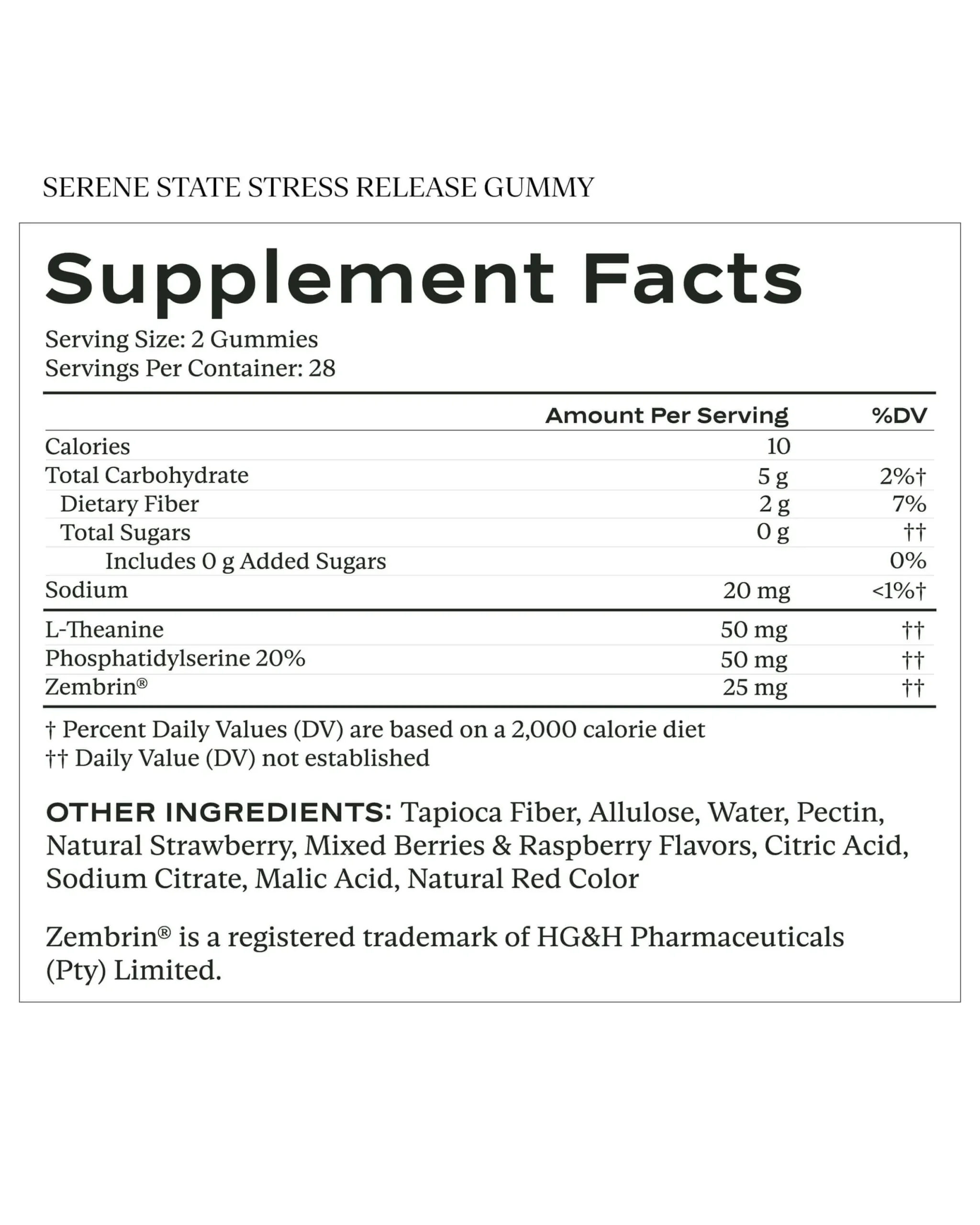 Serene State Stress Release Gummy