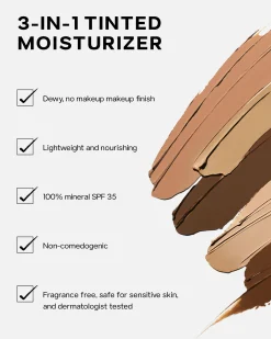 Slip Tint™ - Lightweight Tinted Moisturizer with Mineral Zinc SPF 35 and Hyaluronic Acid