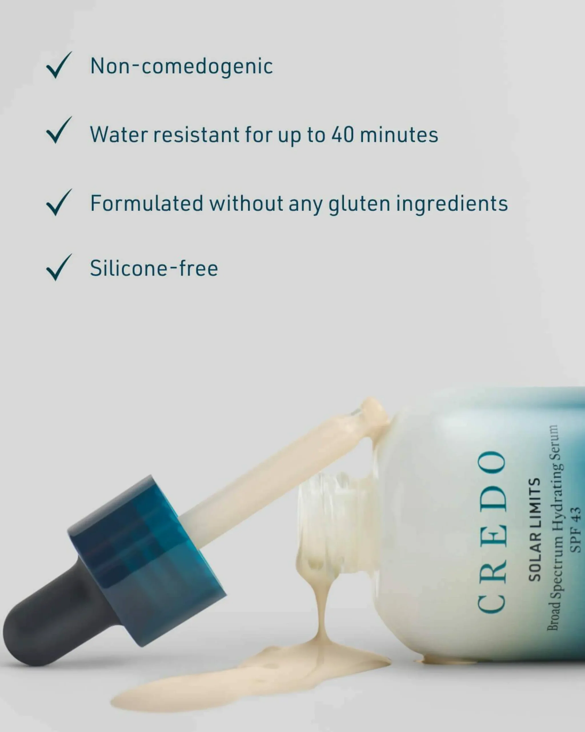 Solar Limits Broad Spectrum SPF 43 Sheer Hydrating Sunscreen Serum