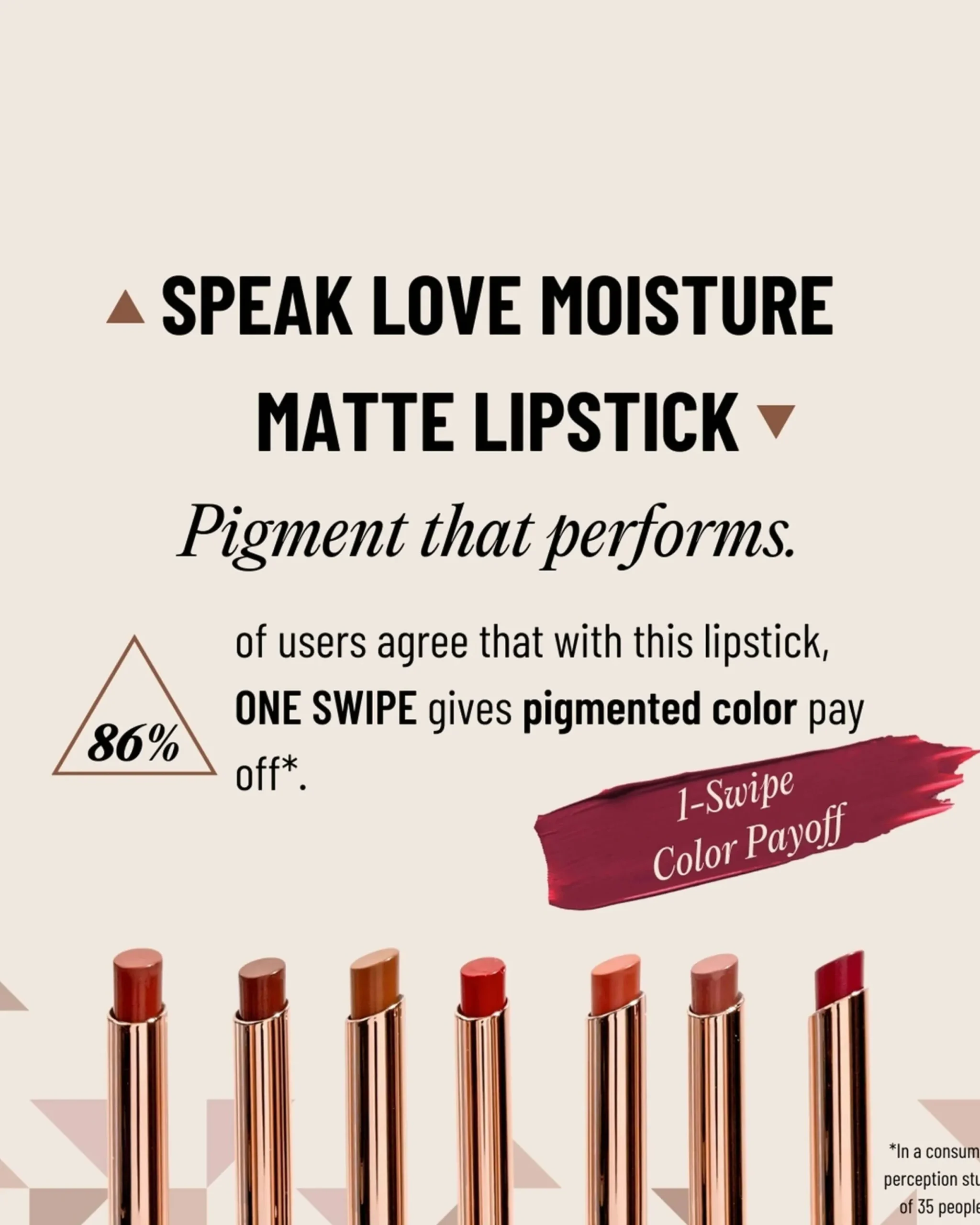 Speak Love Moisture Matte Lipstick
