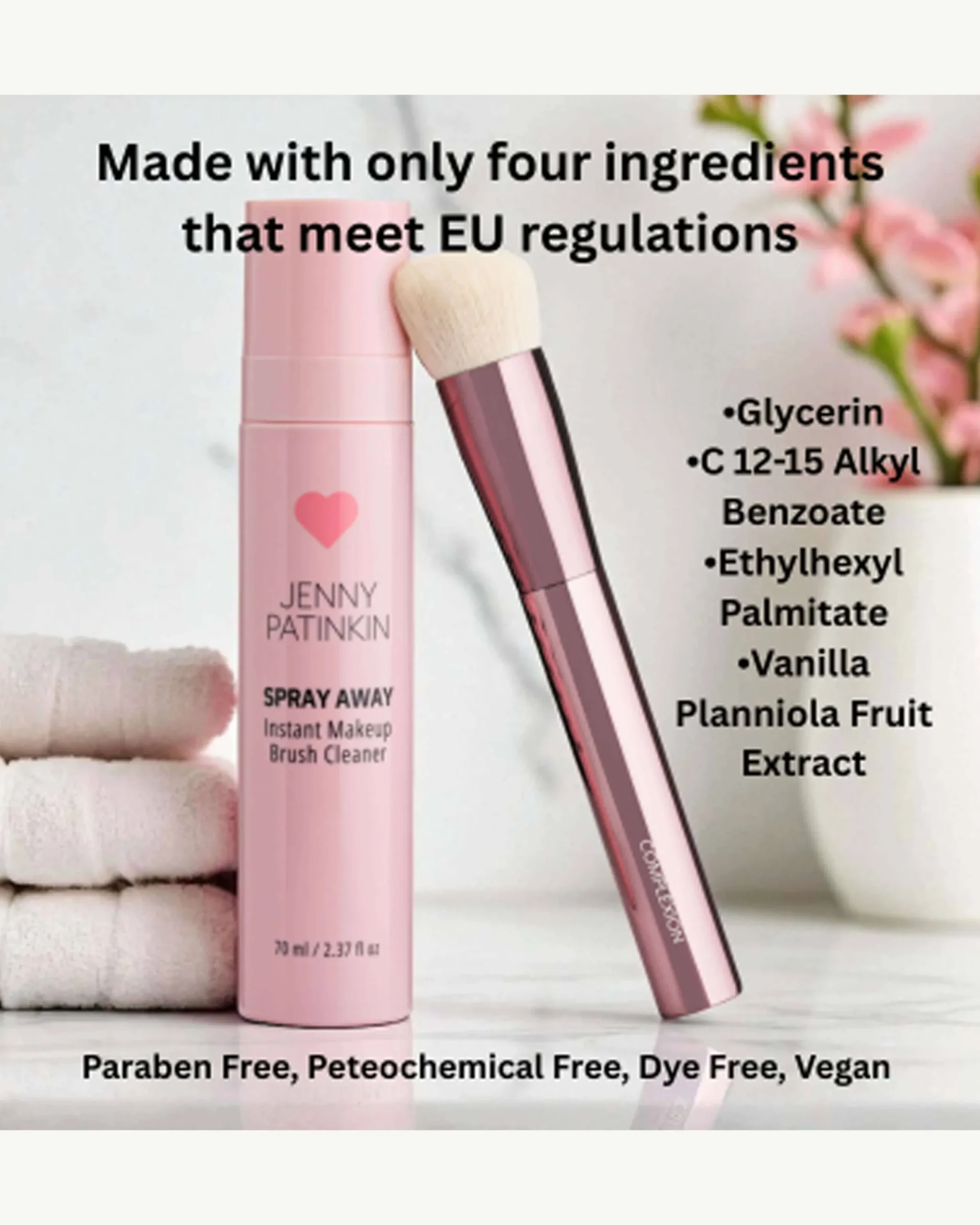 Spray Away Instant Makeup Brush Cleaner