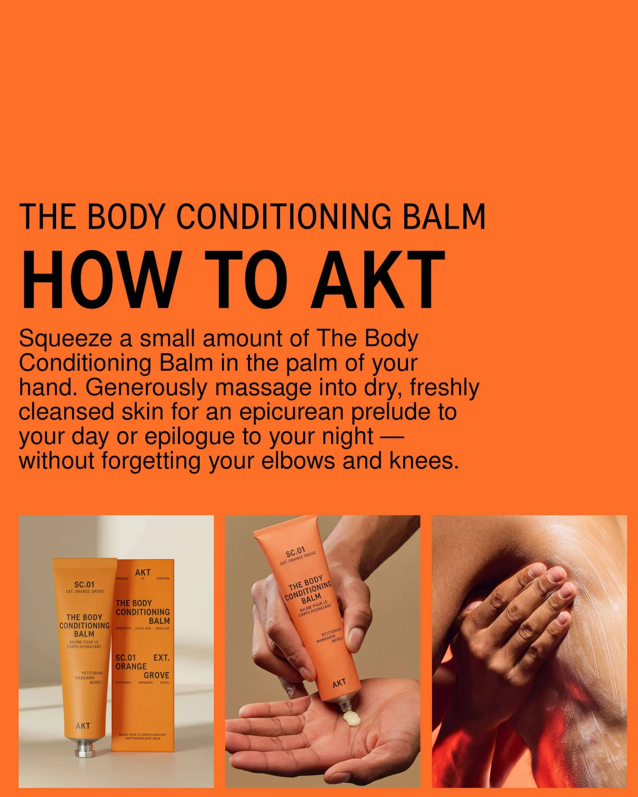 The Body Conditioning Balm SC.01 Orange Grove