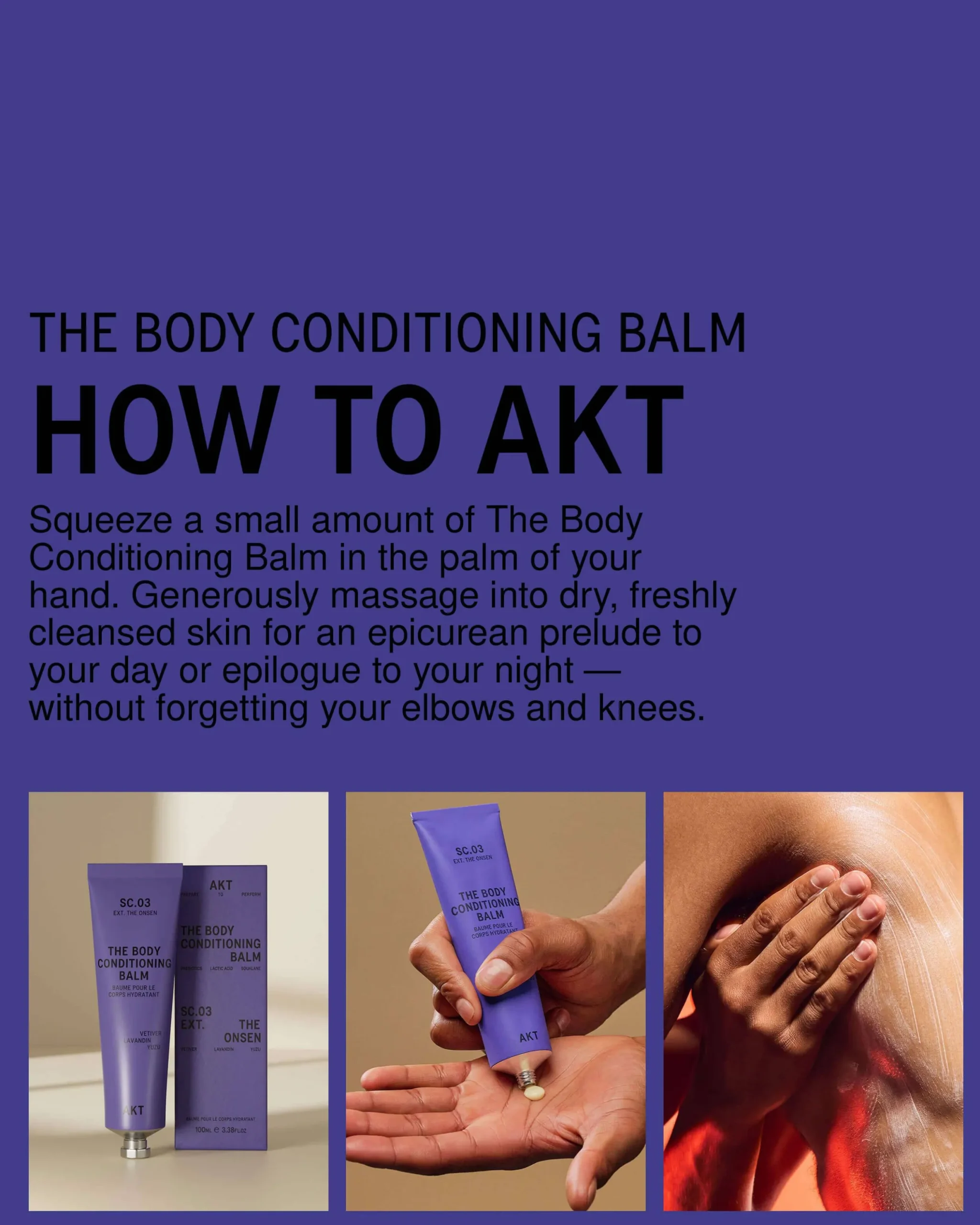 The Body Conditioning Balm SC.03 The Onsen