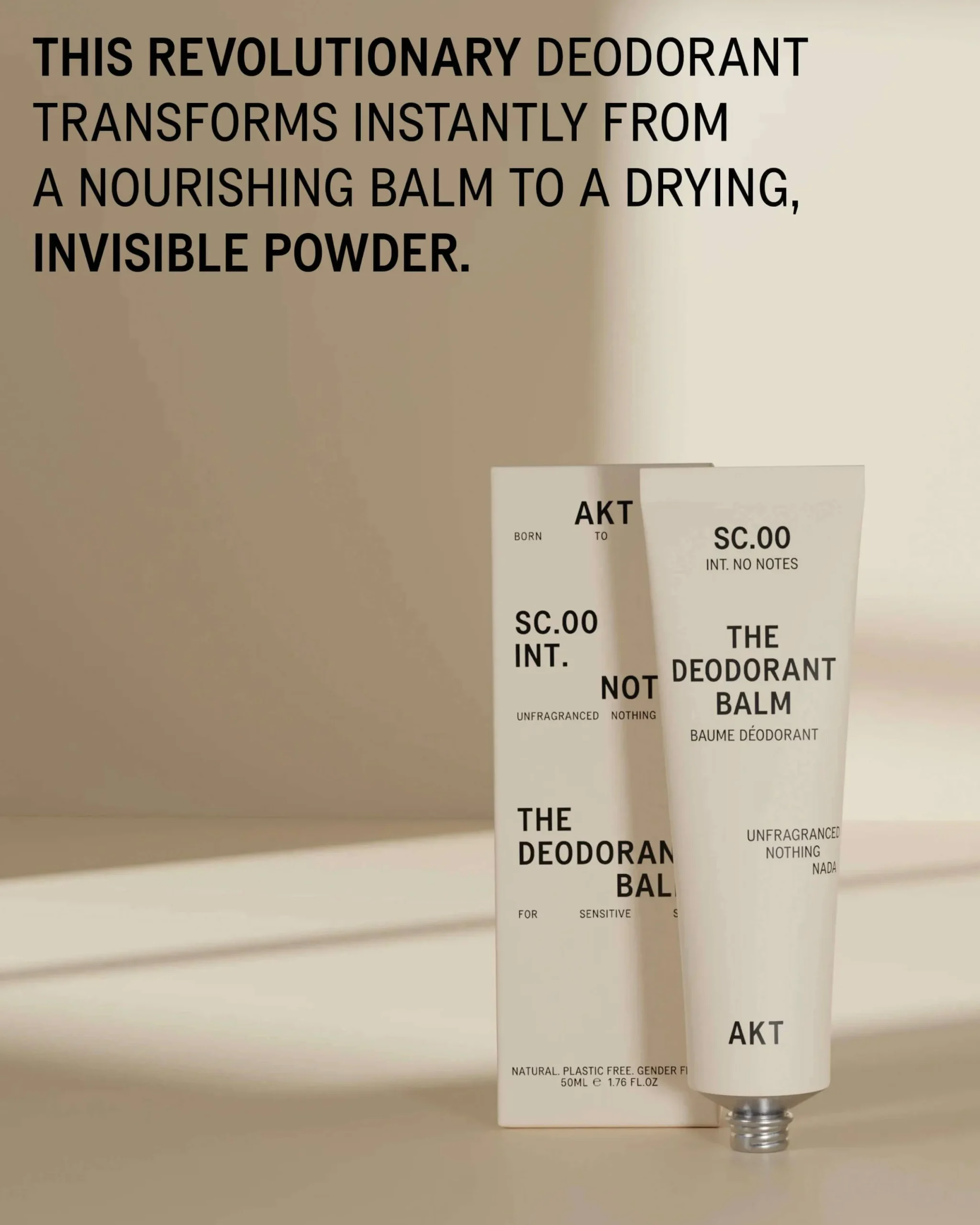 The Deodorant Balm SC.00 No Notes (unscented)