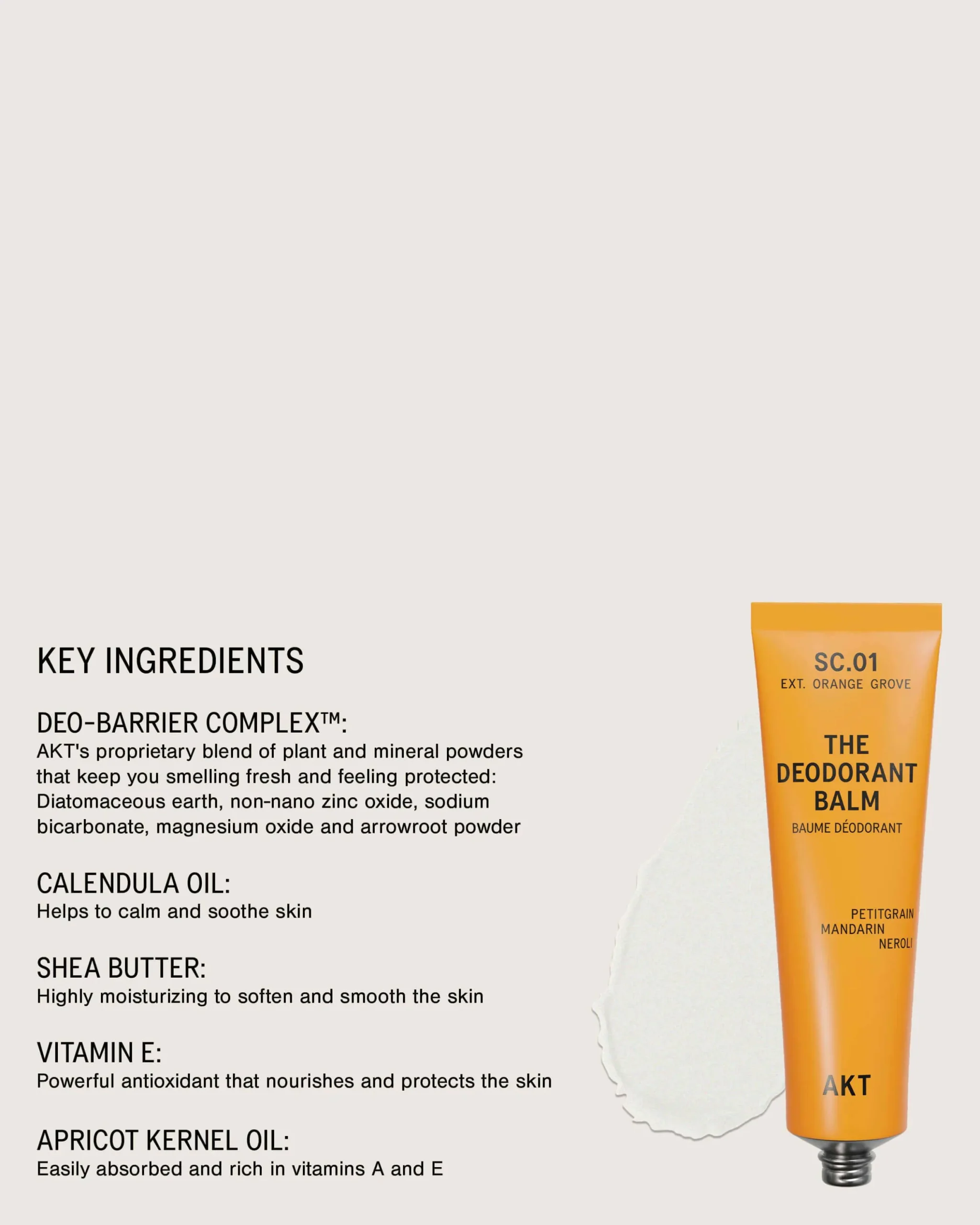 The Deodorant Balm SC.01 Orange Grove