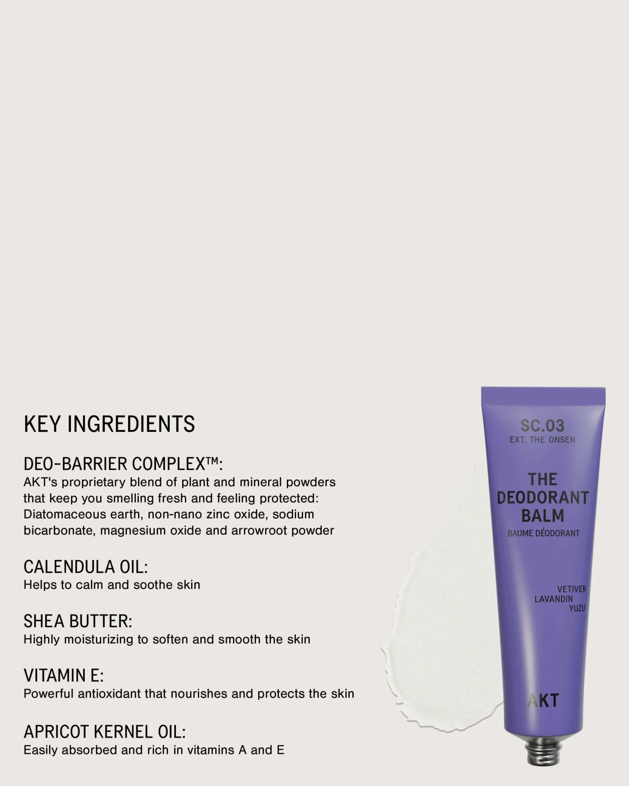 The Deodorant Balm SC.03 The Onsen