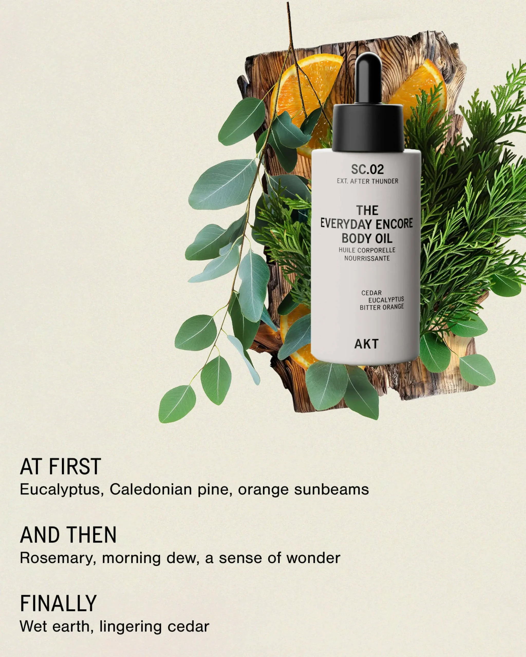 The Everyday Encore Body Oil After Thunder