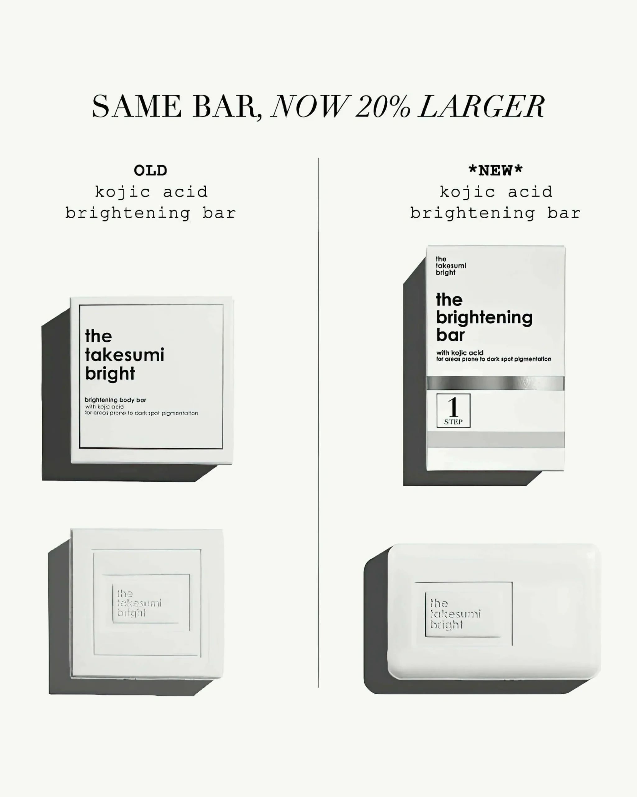 The Takesumi Bright Kojic Acid Brightening Body Bar