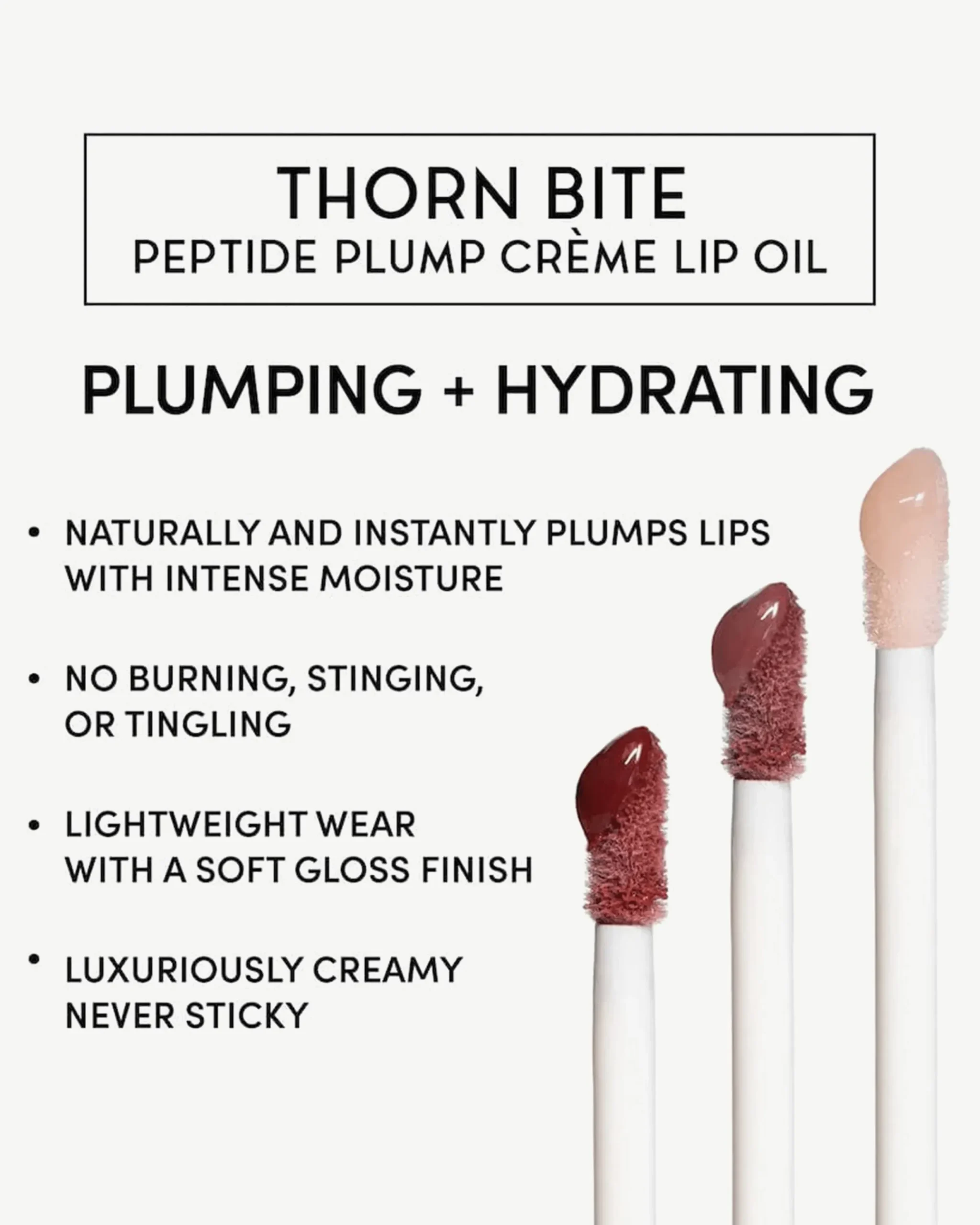 Thorn Bite Peptide Plump Crème Lip Oil
