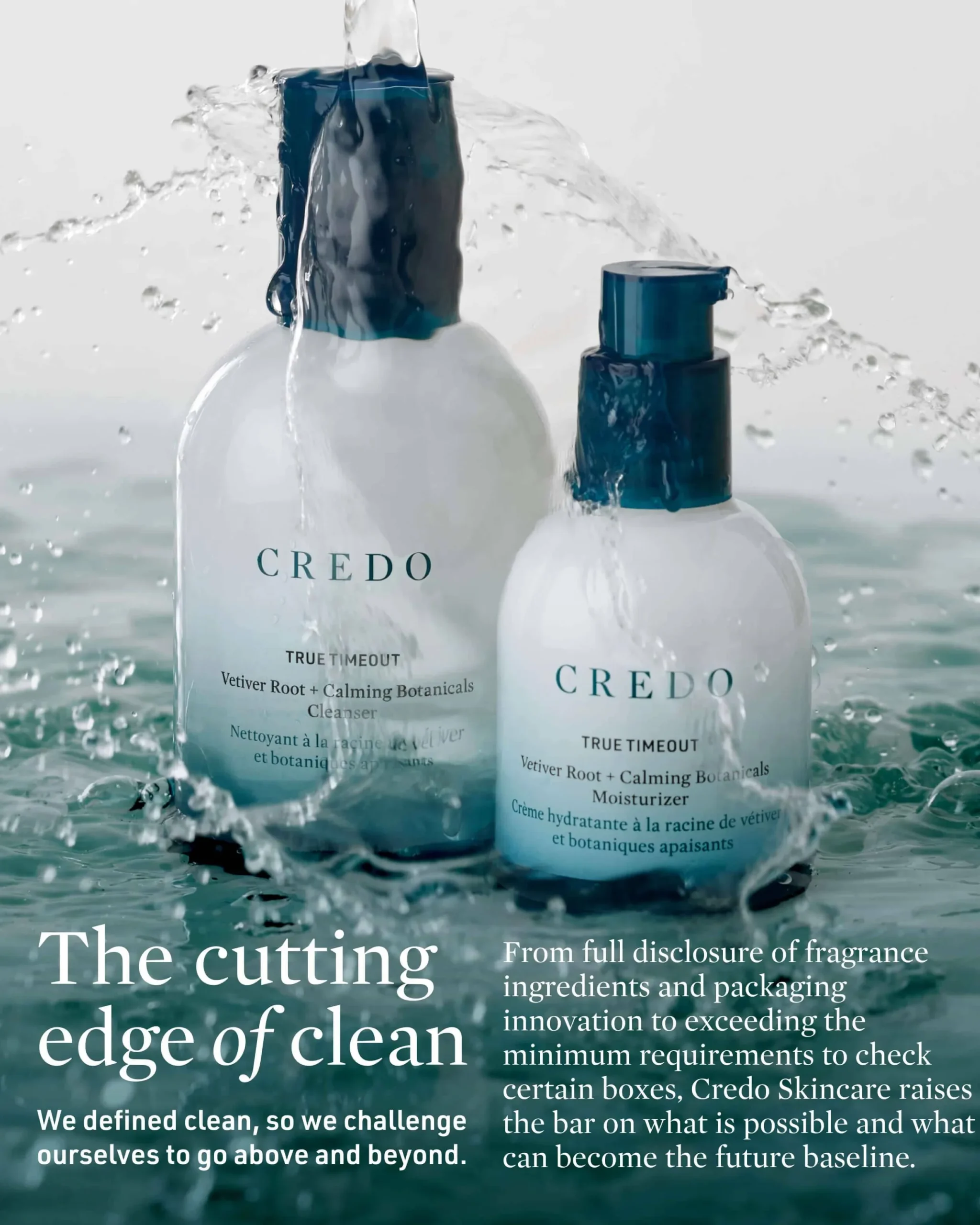 True Timeout Vetiver Root + Calming Botanicals Cleanser for Sensitive Skin