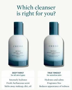 True Timeout Vetiver Root + Calming Botanicals Cleanser for Sensitive Skin