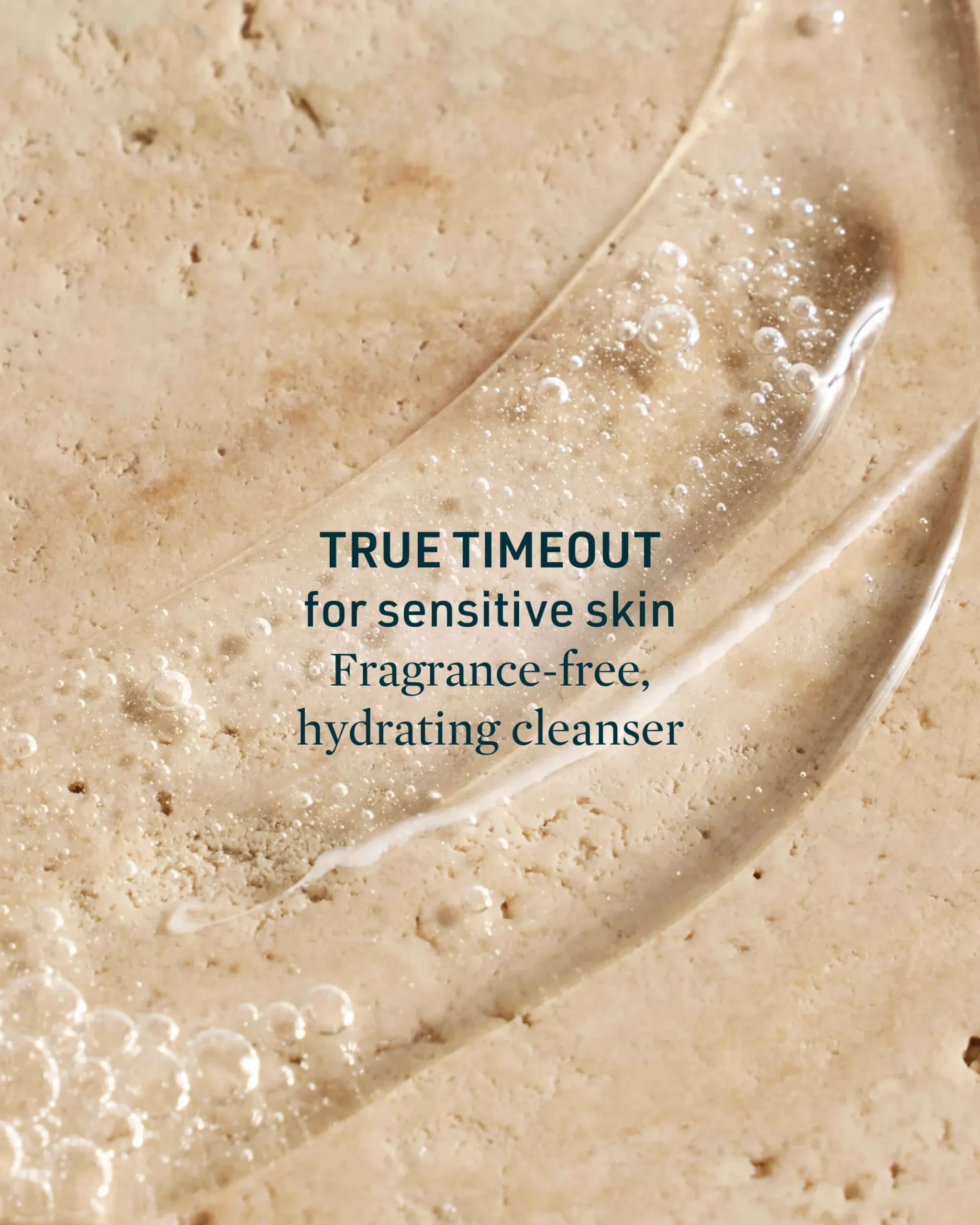 True Timeout Vetiver Root + Calming Botanicals Cleanser for Sensitive Skin