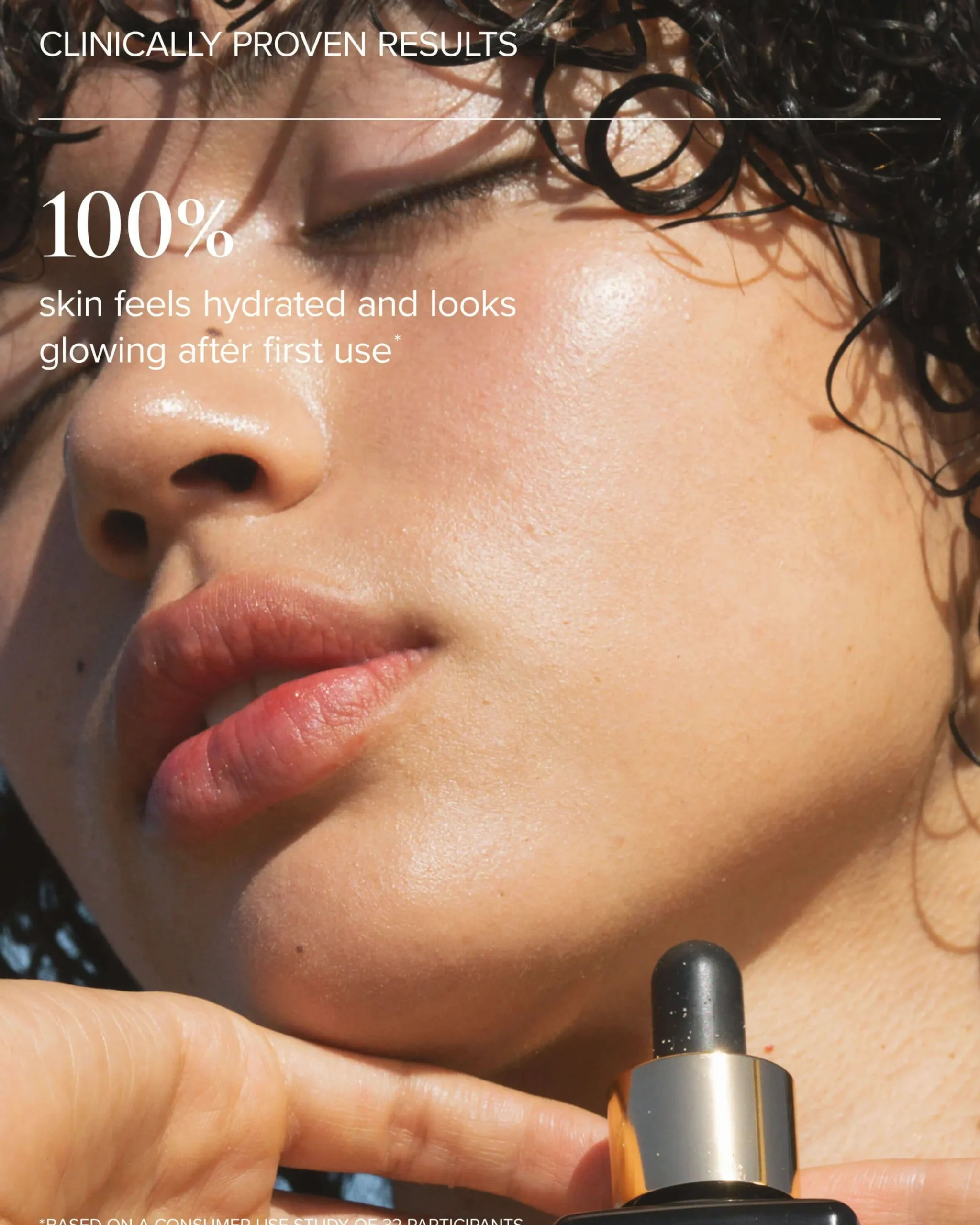 Universal Hydrating Face Oil for Anti-Aging and Glow with Algae + Moringa